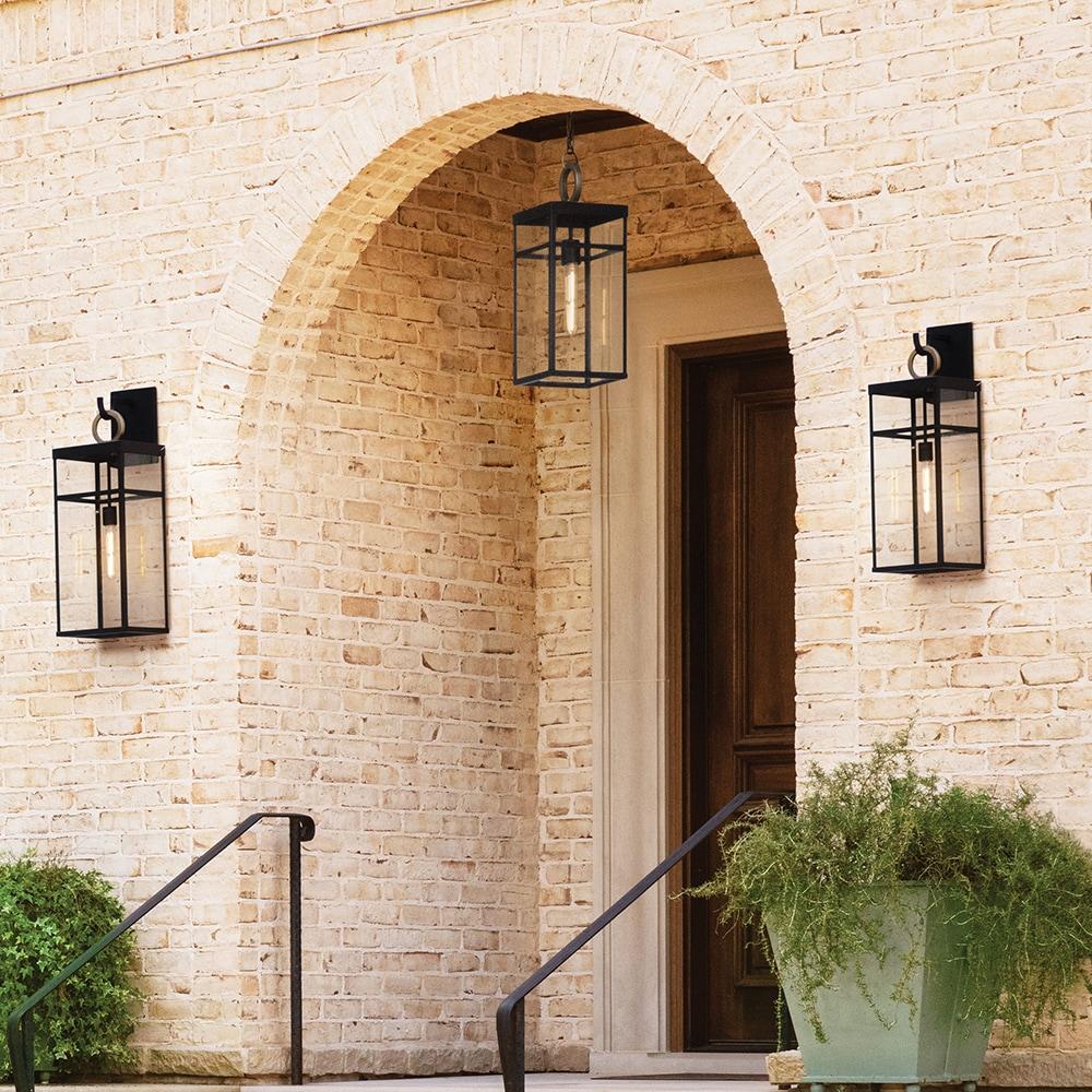 1 Light Medium Outdoor Hanging Lantern In Transitional Style 7.5 Inches Wide By 19 Inches High-Black Finish-Led Lamping Type Hinkley Lighting
