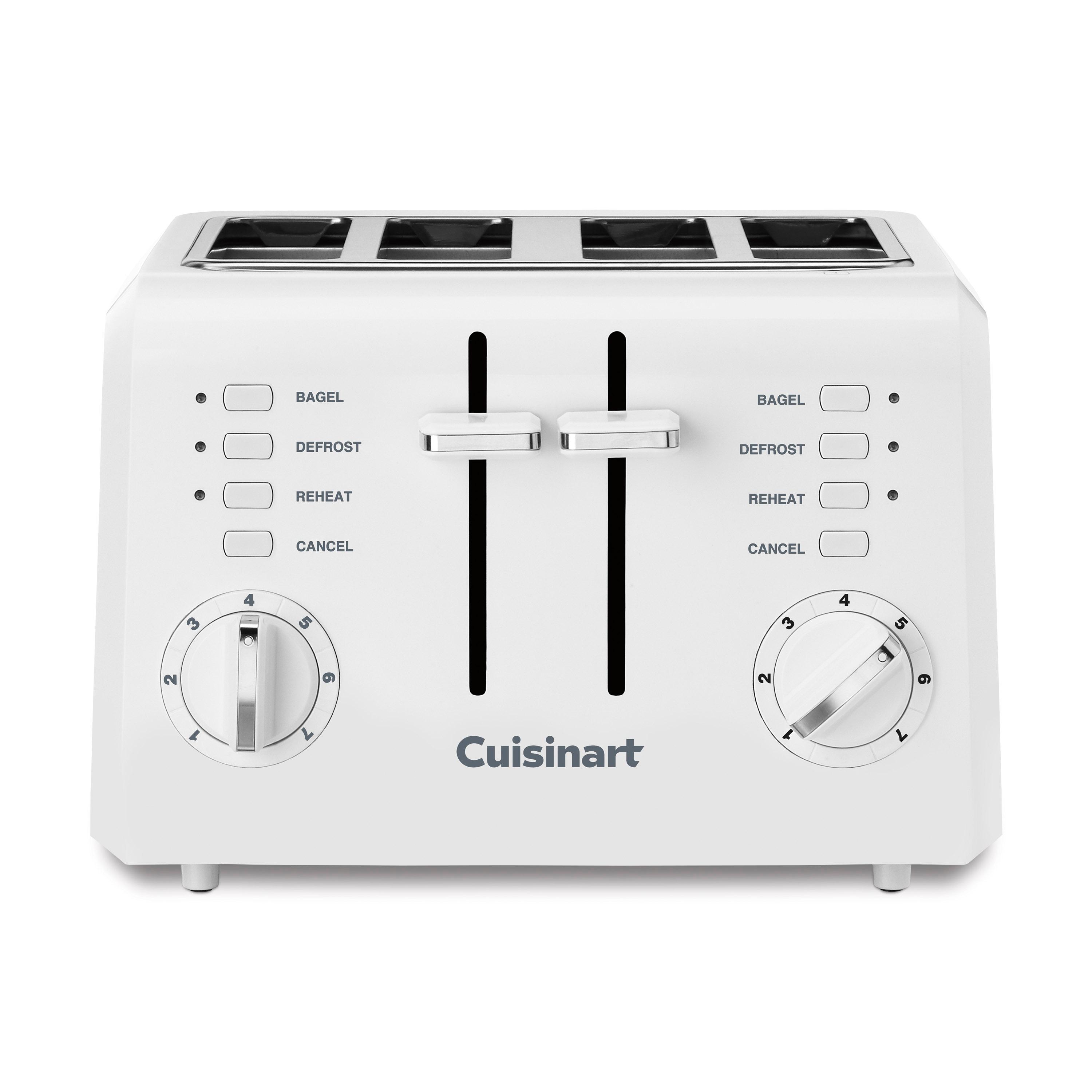 Cuisinart 4 Slice Compact Plastic Toaster