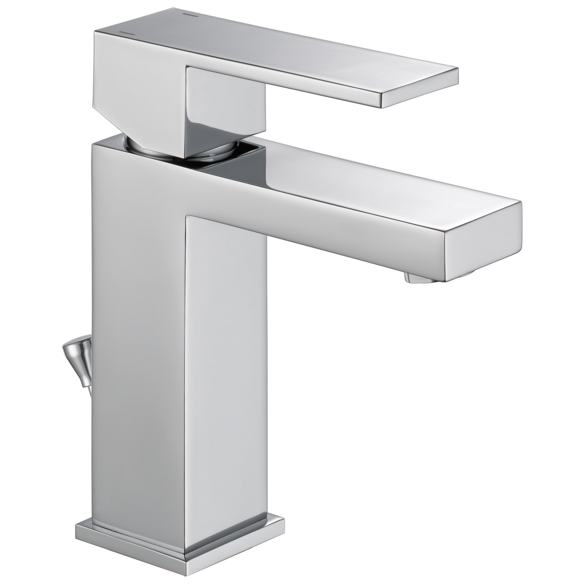 Modern Single Hole Bathroom Faucet with Drain Assembly