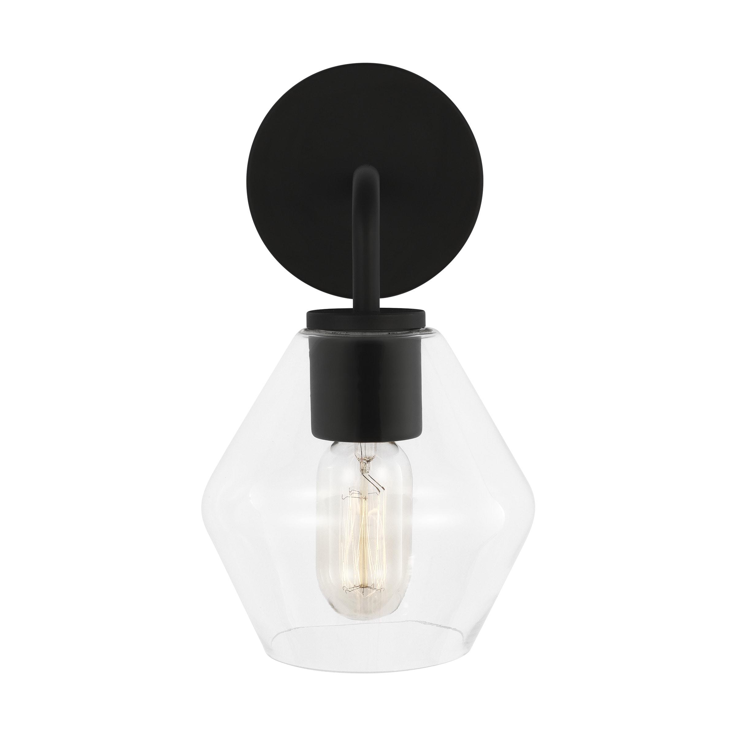 Generation Lighting Jett 6-in 1-Light Matte Black Transitional Vanity Light