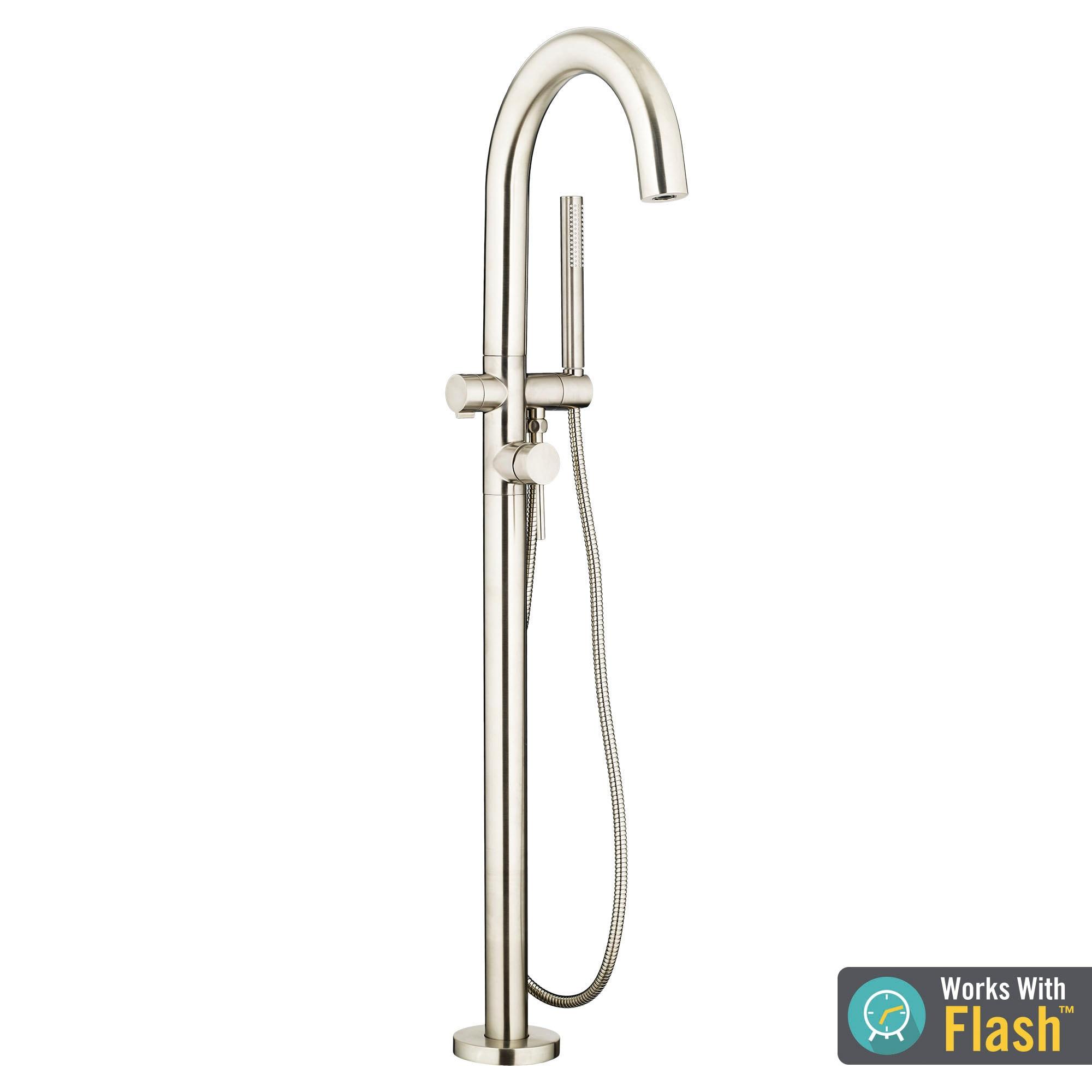 1 Handle Floor Tub Filler with Diverter