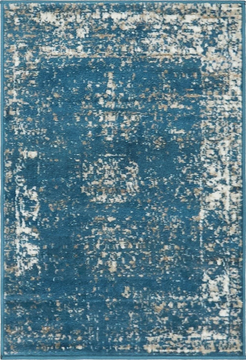 Unique Loom 2' 2 x 3' 0 Sofia Casino Blue Area Rug