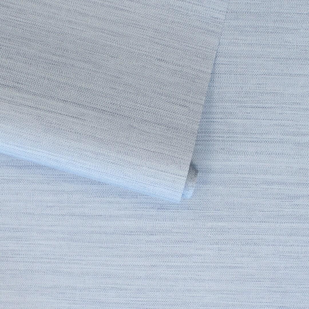 Tempaper & Co.® Faux Horizontal Grasscloth Removable Peel and Stick Wallpaper, Textured Blue, 28 sq. ft.: Vinyl, Prepasted, Abstract Pattern