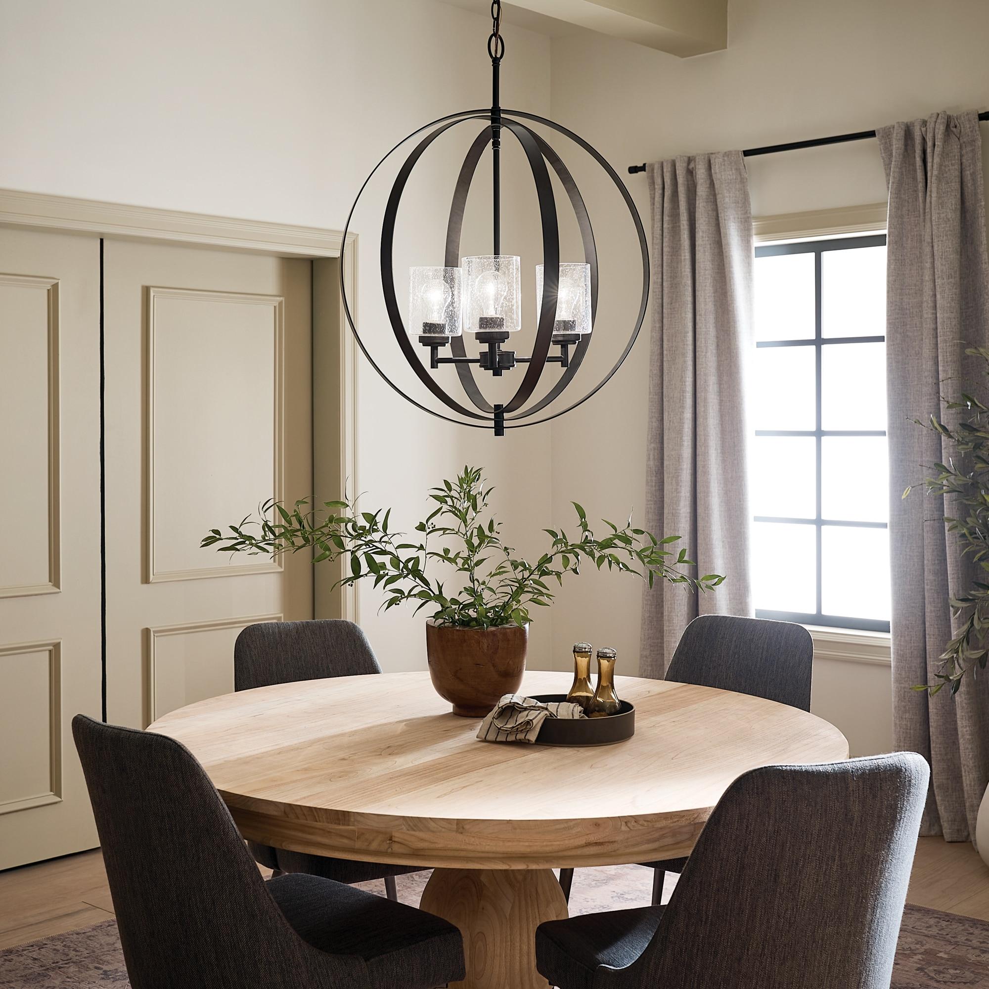 Kichler Lighting Winslow 3 - Light Dimmable Geometric Chandelier