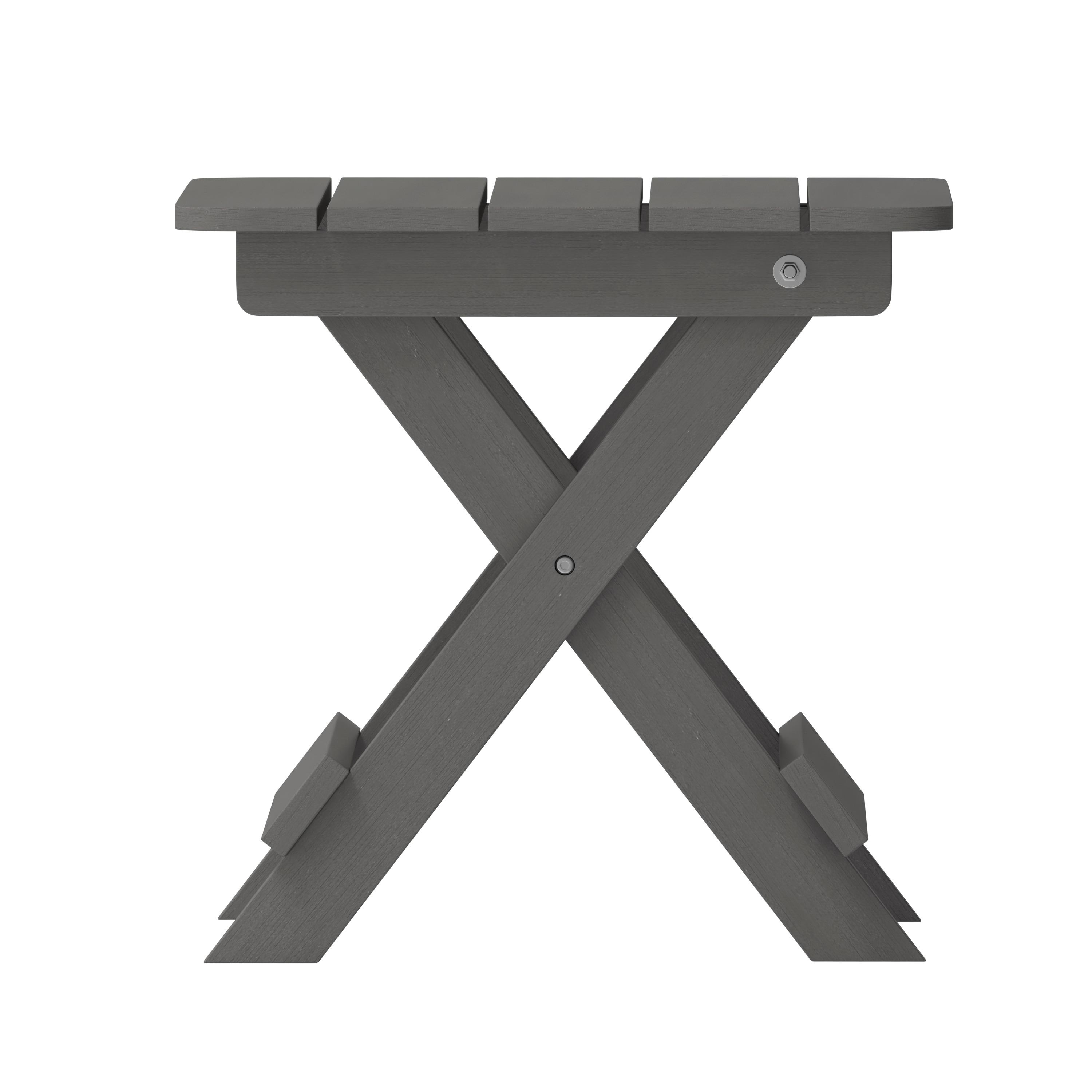 Taylor & Logan Collis Rectangular Outdoor Folding Side Table