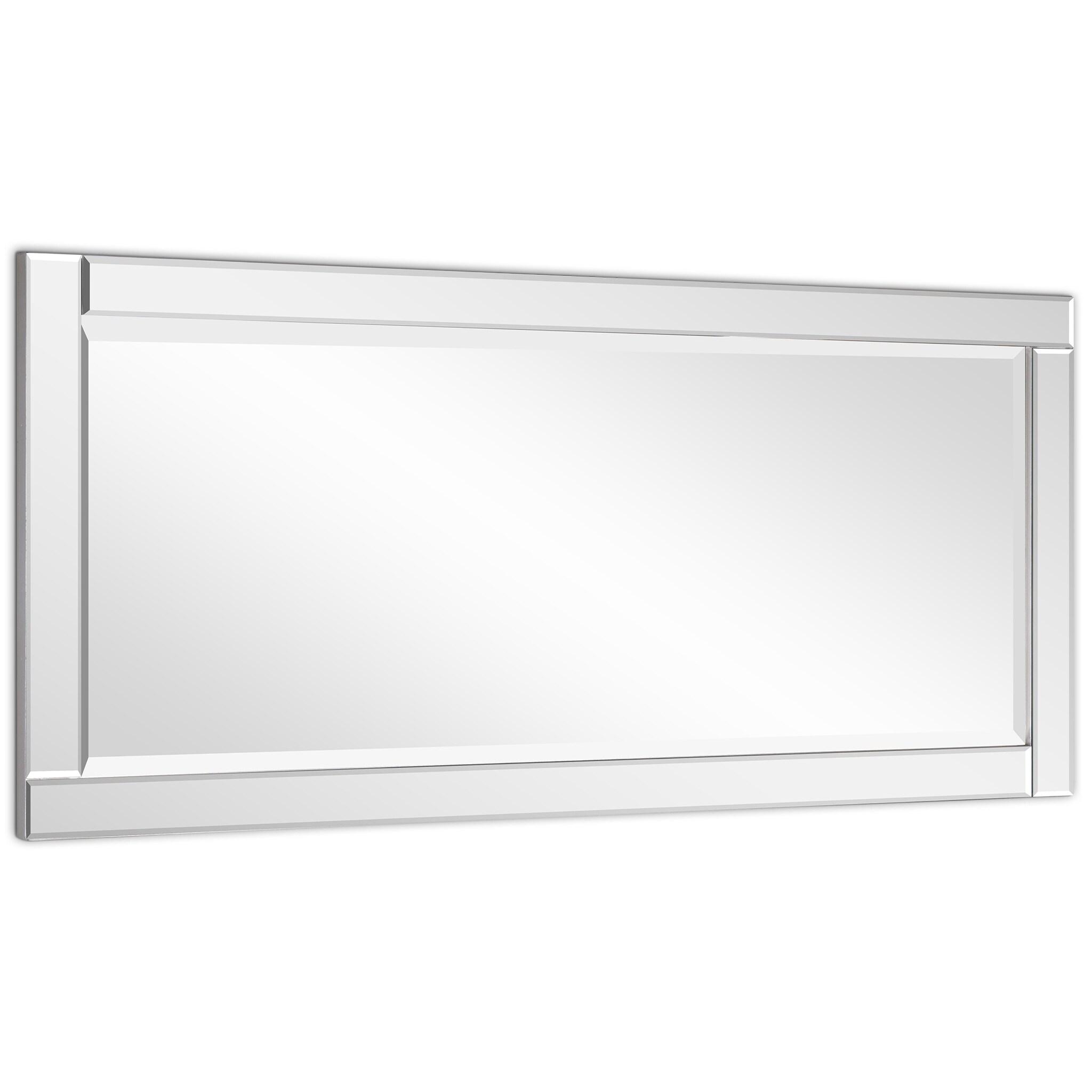 Empire Art Direct  Moderno Beveled Rectangle Wall Mirror