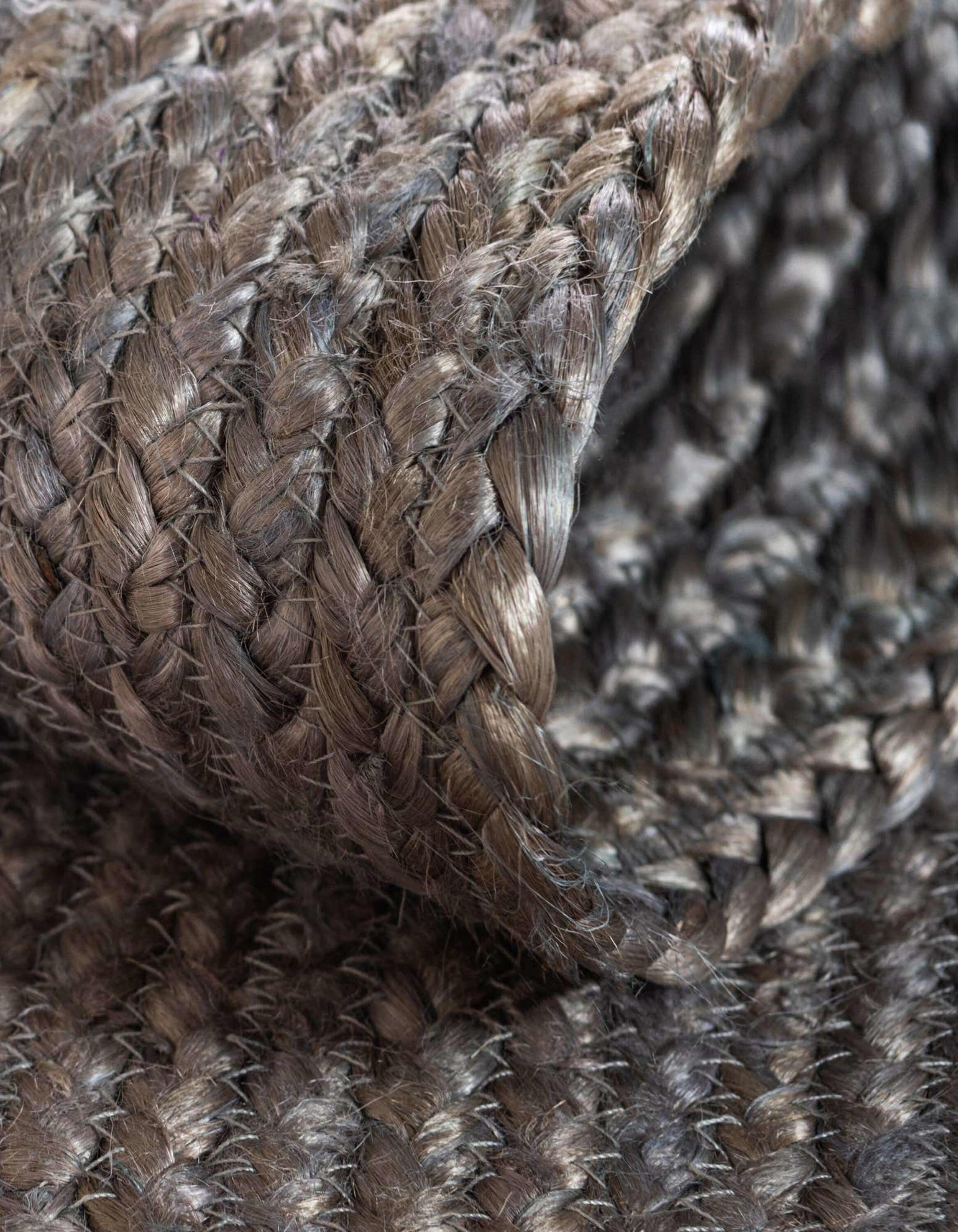 Unique Loom 5' 1 x 8' 0 Dhaka Braided Jute Rectangle Area Rug