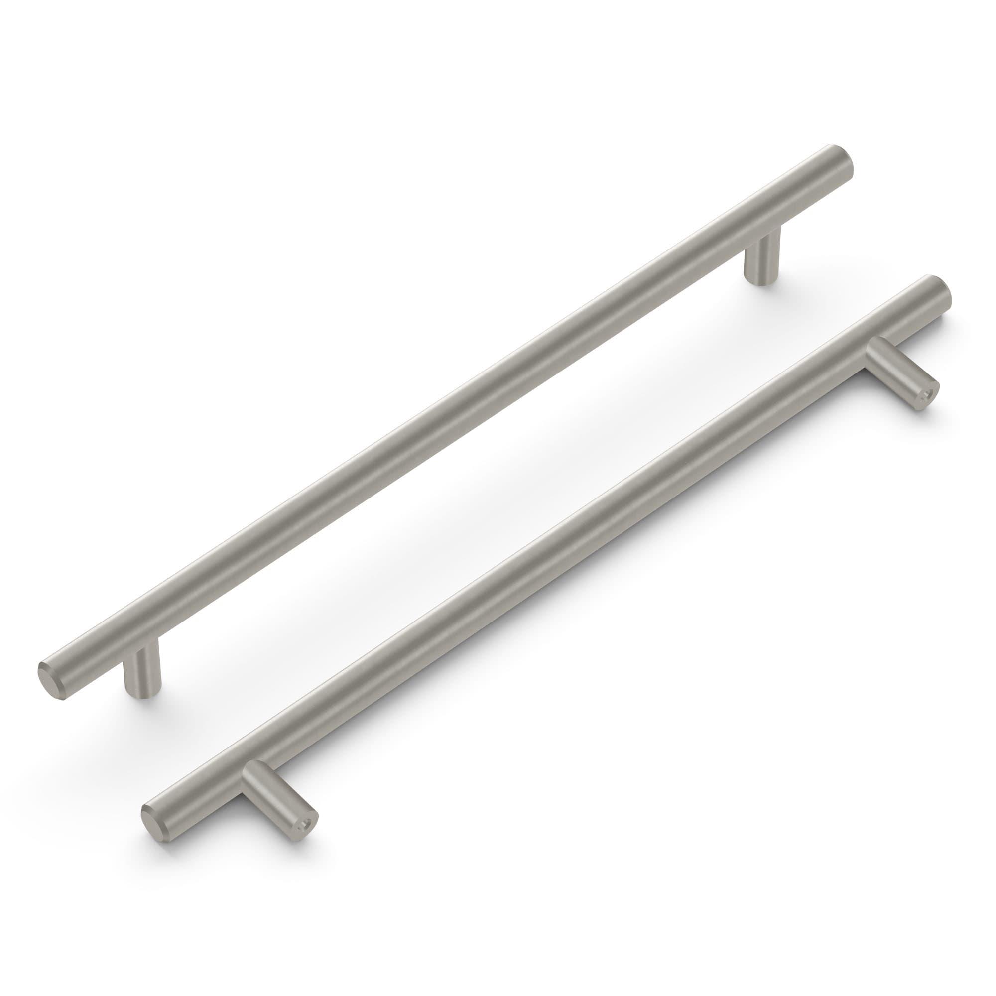 Modern Brass Steel Bar Pull with Mounting Hardware