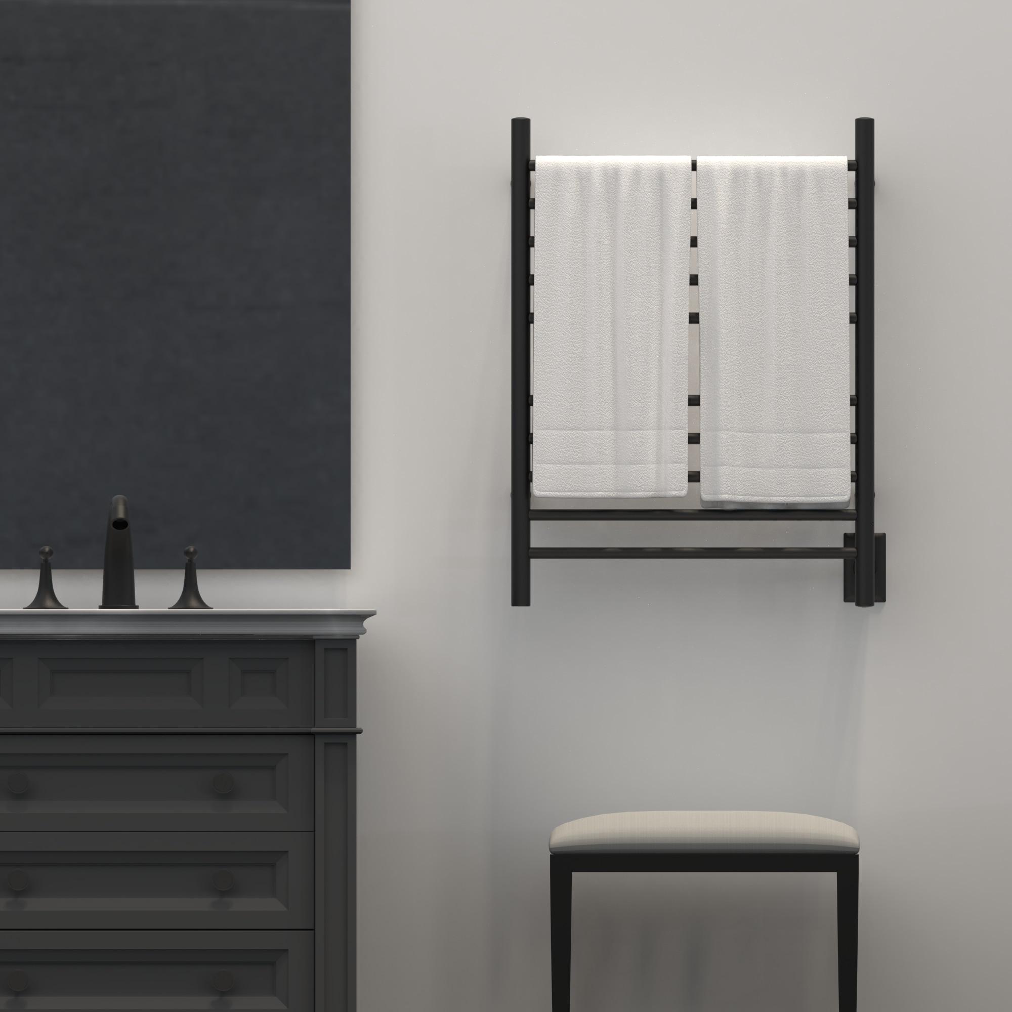 Wall Mount Electric Towel Warmer plug in or hardwired combo unit