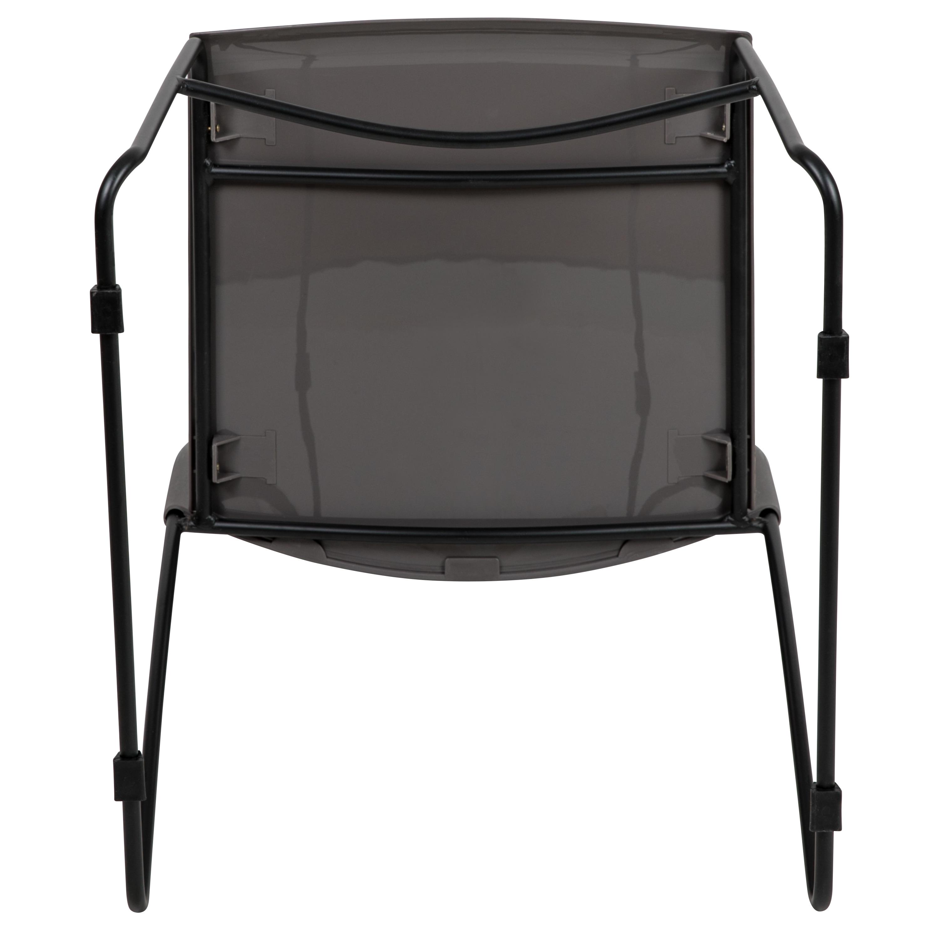 Antonia 661 lb. Capacity Stack Chair with Air-Vent Back and Powder Coated Sled Base