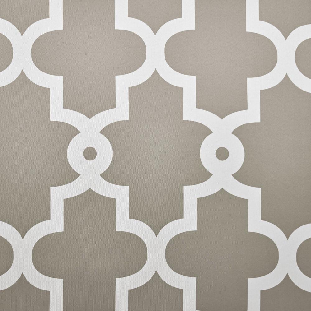 Set of 2 84"x52" Ironwork Sateen Woven Blackout Grommet Top Window Curtain Panel Silver - Exclusive Home: Room Darkening Drapes