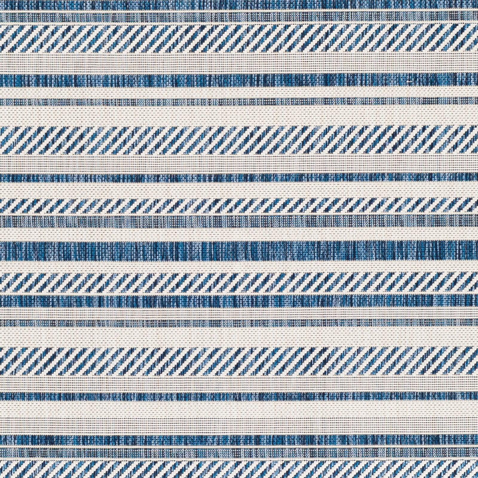 Livabliss Eagean Global Indoor/Outdoor Area Rug,7'10" x 10'2",Navy
