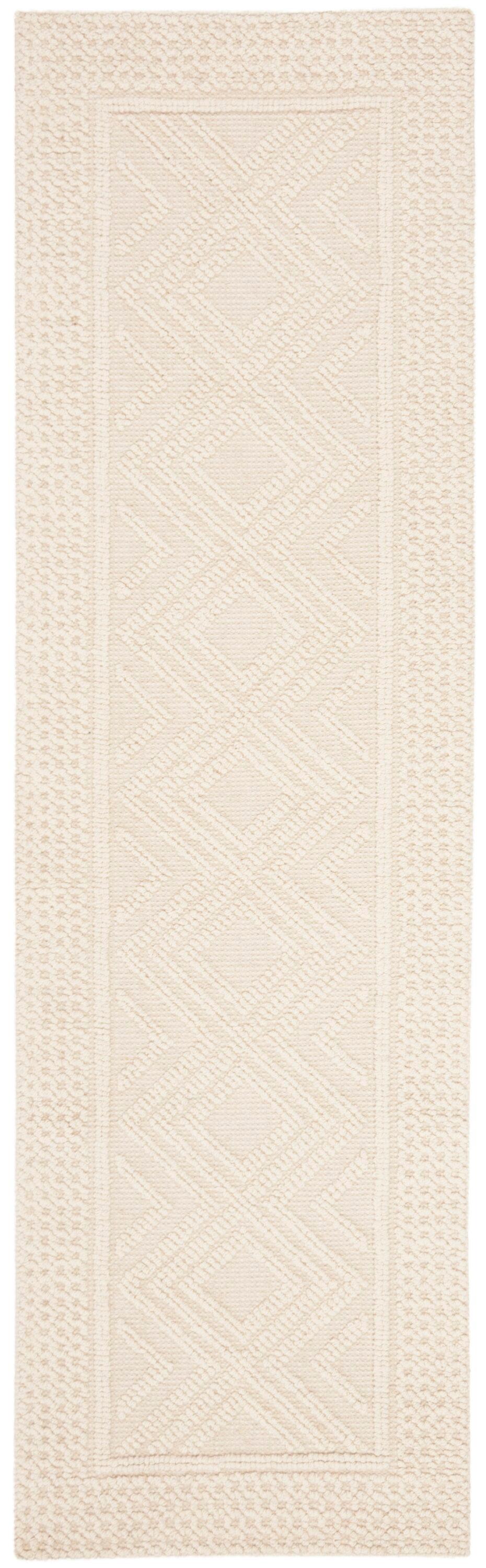 Vermont VRM212 Hand Woven Runner Rug - Ivory - 2'3"x6' - Safavieh.