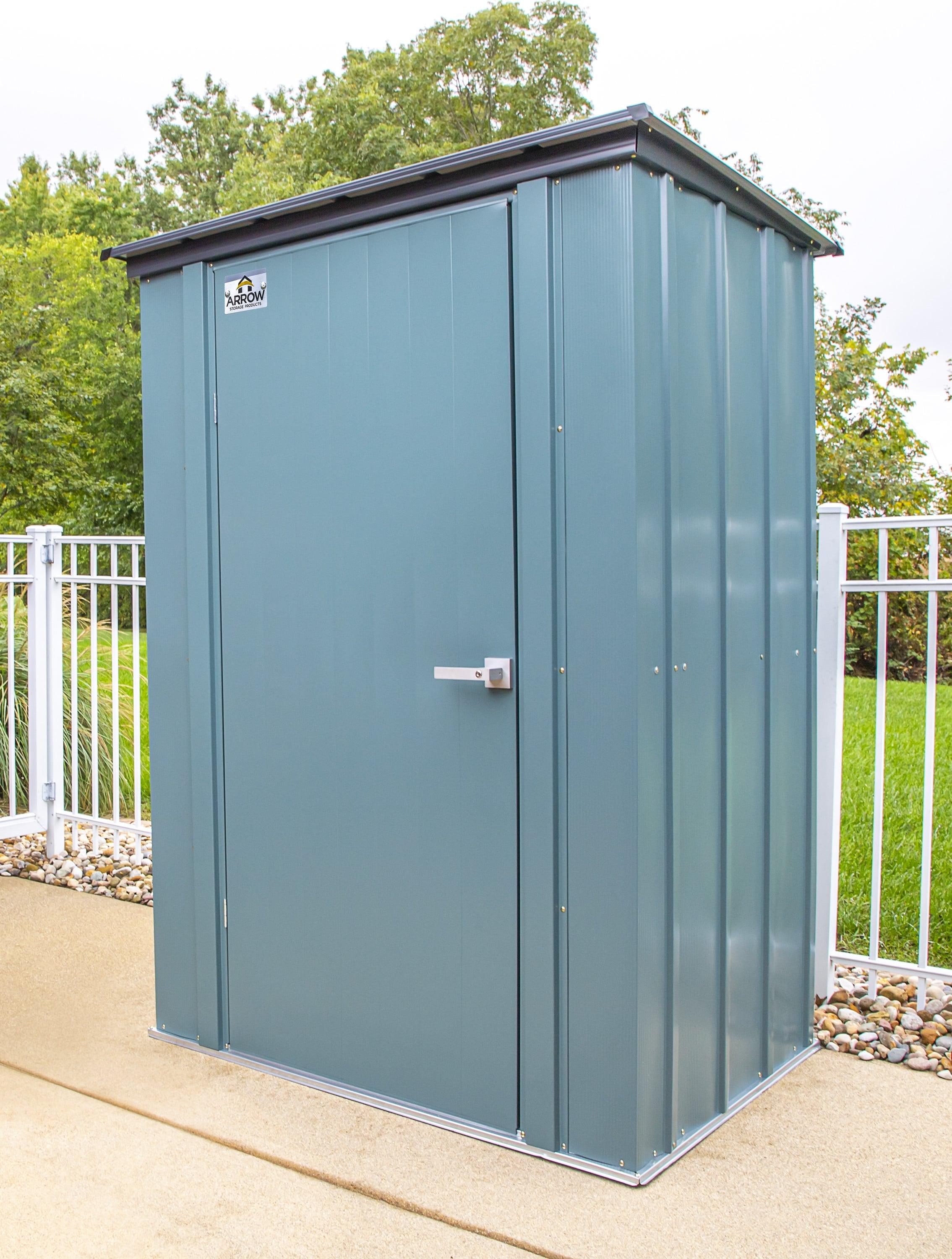 Arrow Spacemaker 4 ft. W x 3 ft. D Metal Vertical Storage Shed