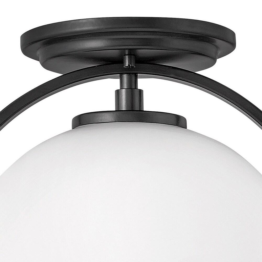 McCormick Hand Blown Glass Semi Flush Mount