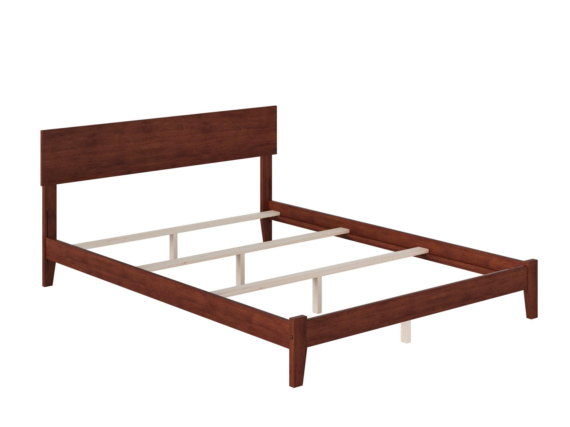 Orlando Queen Traditional Bed in Walnut