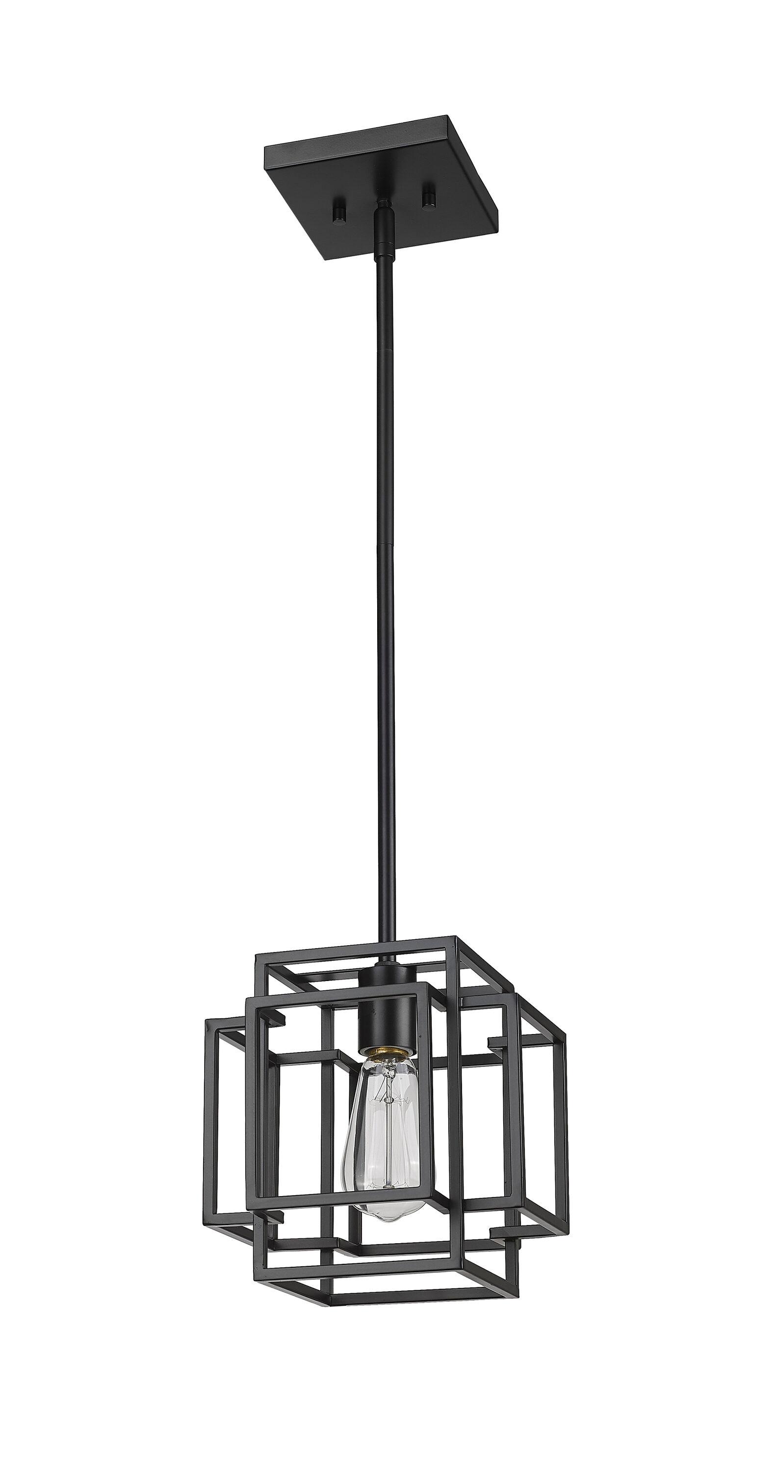 Z-Lite Titania 1 - Light Pendant in  Matte Black