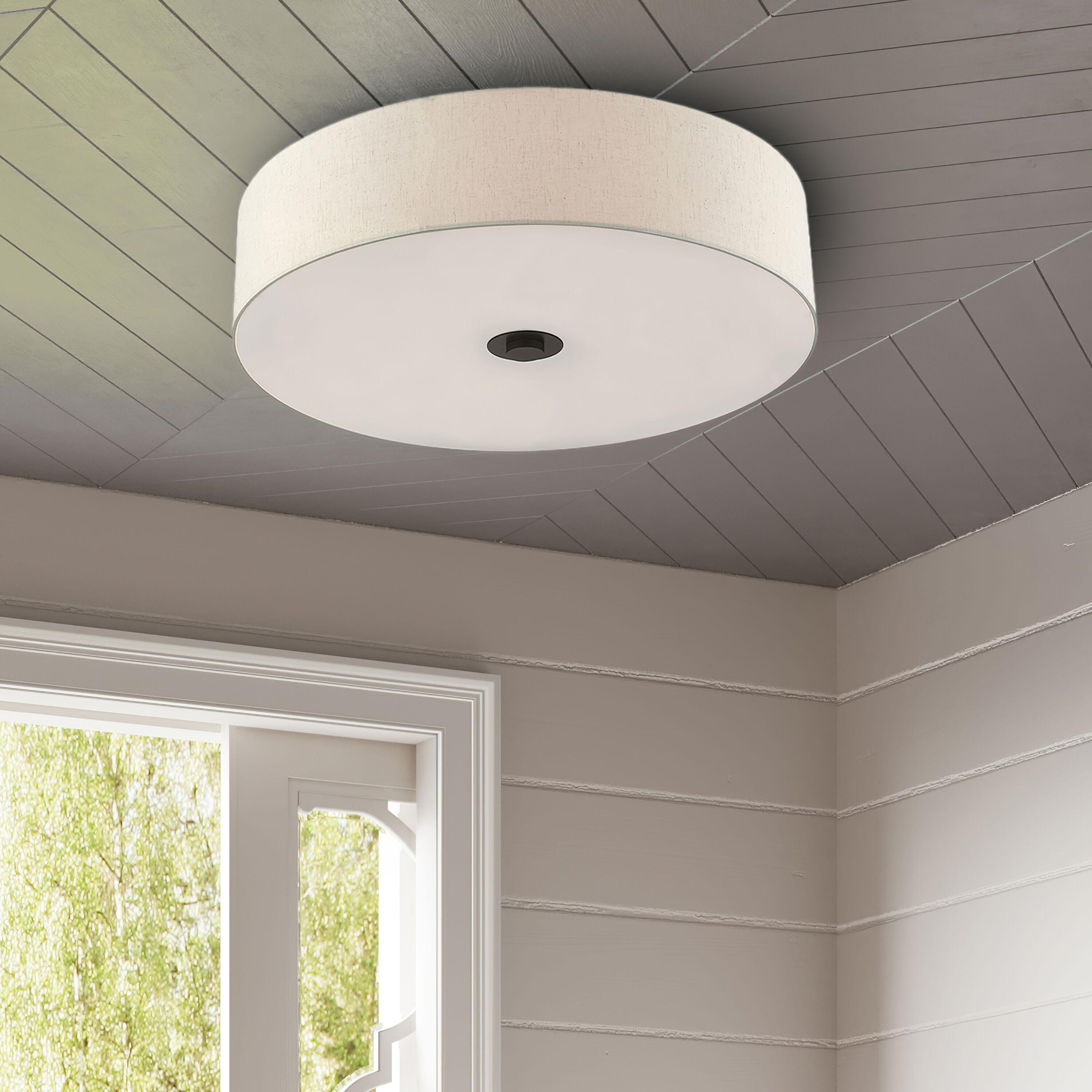 Livex Lighting Meridian 6 - Light Semi-Flush Mount in  English Bronze