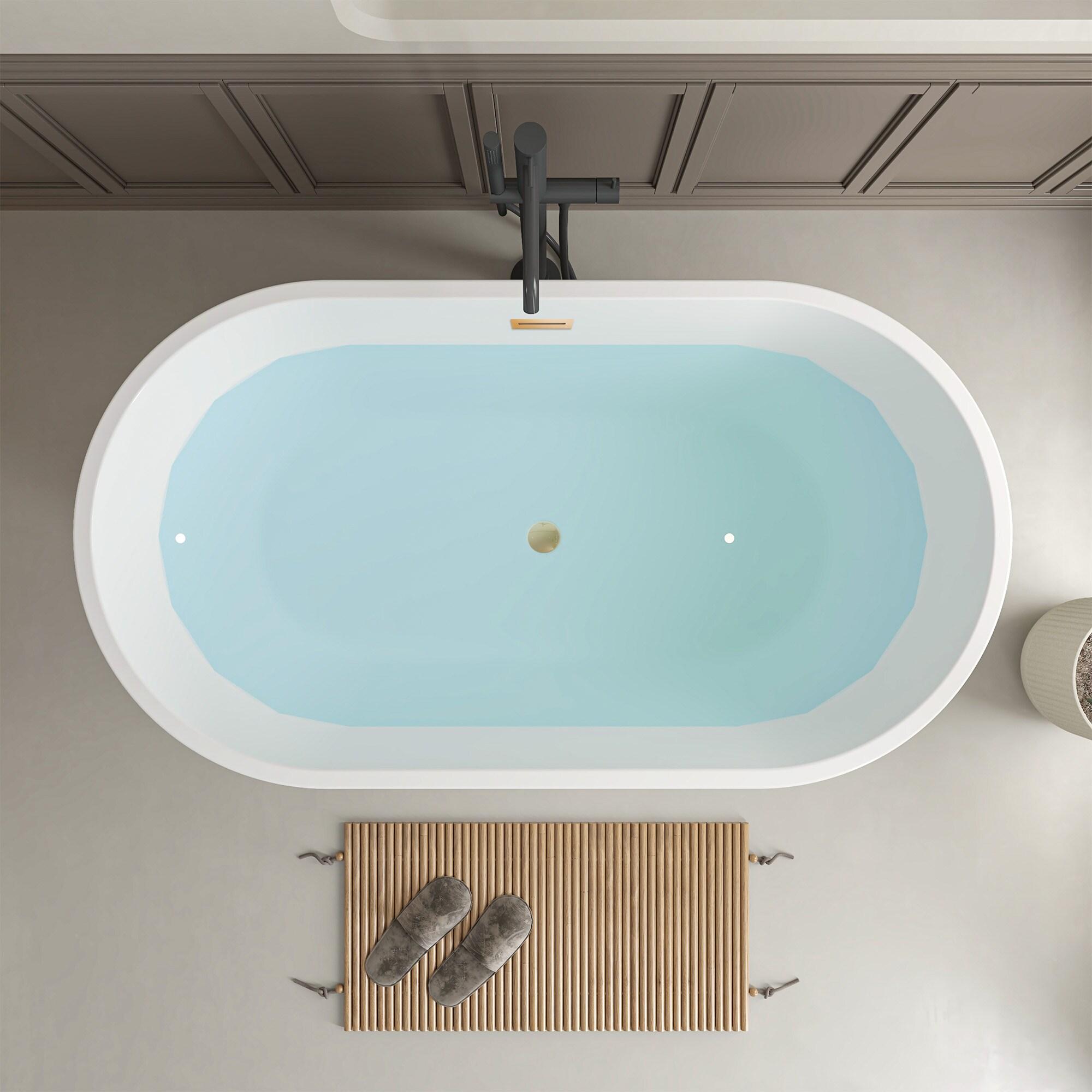 Chloe Freestanding Soaking Acrylic Bathtub