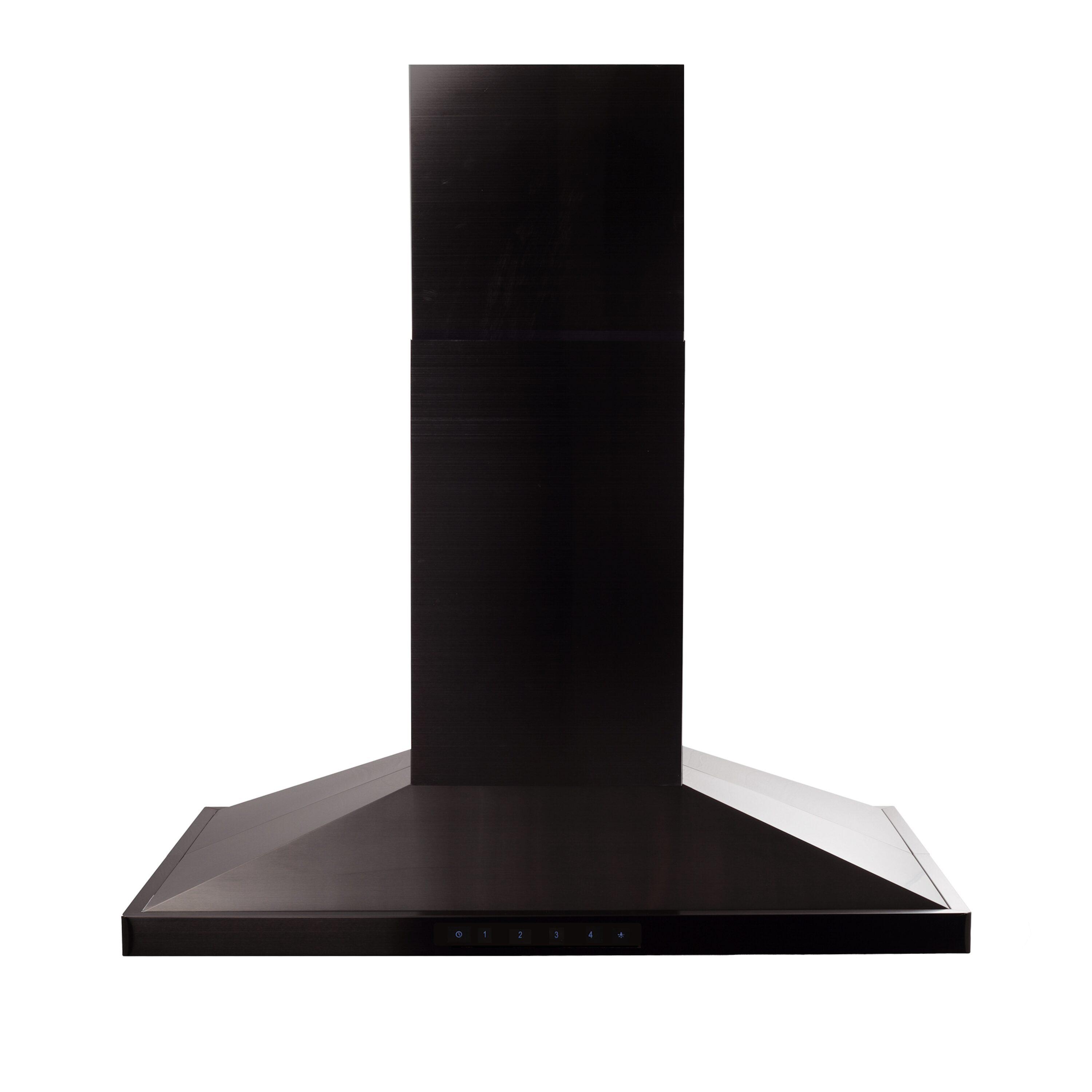 36 in. Convertible Vent Isl& Mount Range Hood in Stainless Steel (GL2i-36)