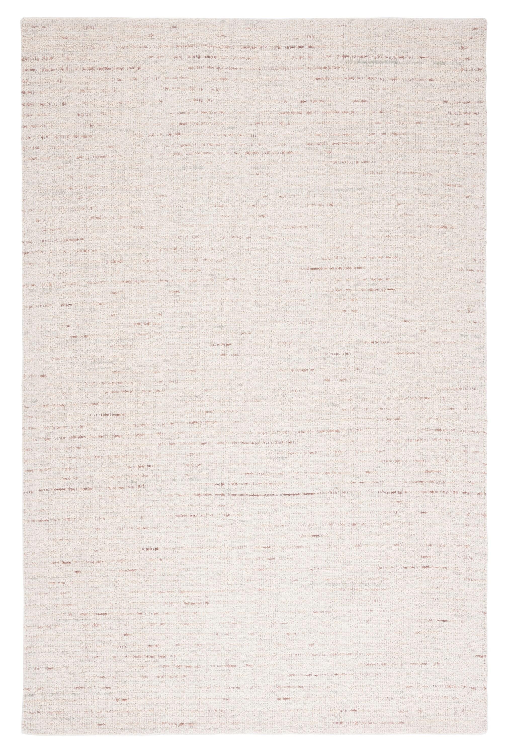 Abstract ABT468 Handmade Indoor Area Rug - Ivory/Brown - 4'x6' - Safavieh