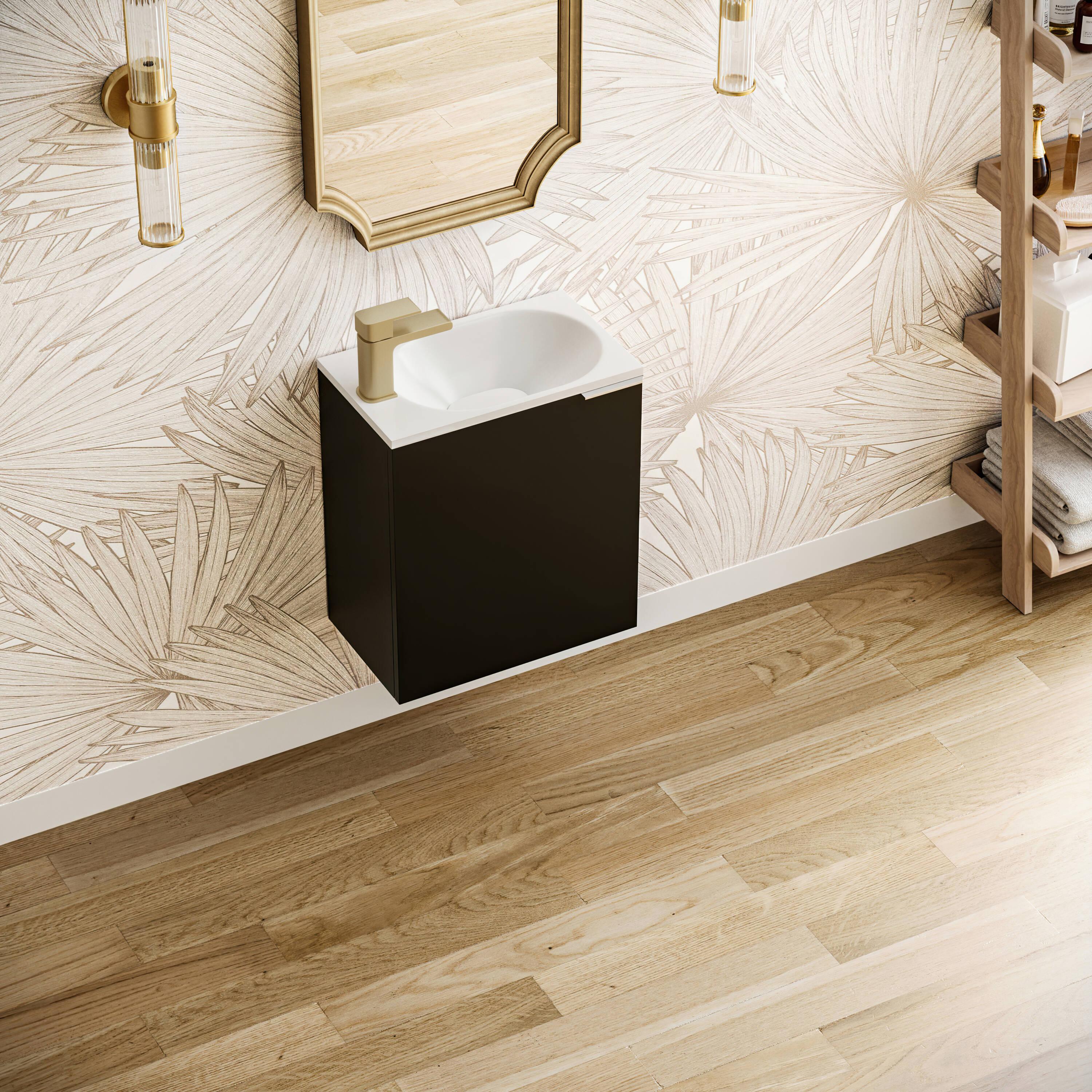 Valencia 20" Wall Mount Single Sink Bathroom Vanity with Top and Sink (Faucet Not Included)