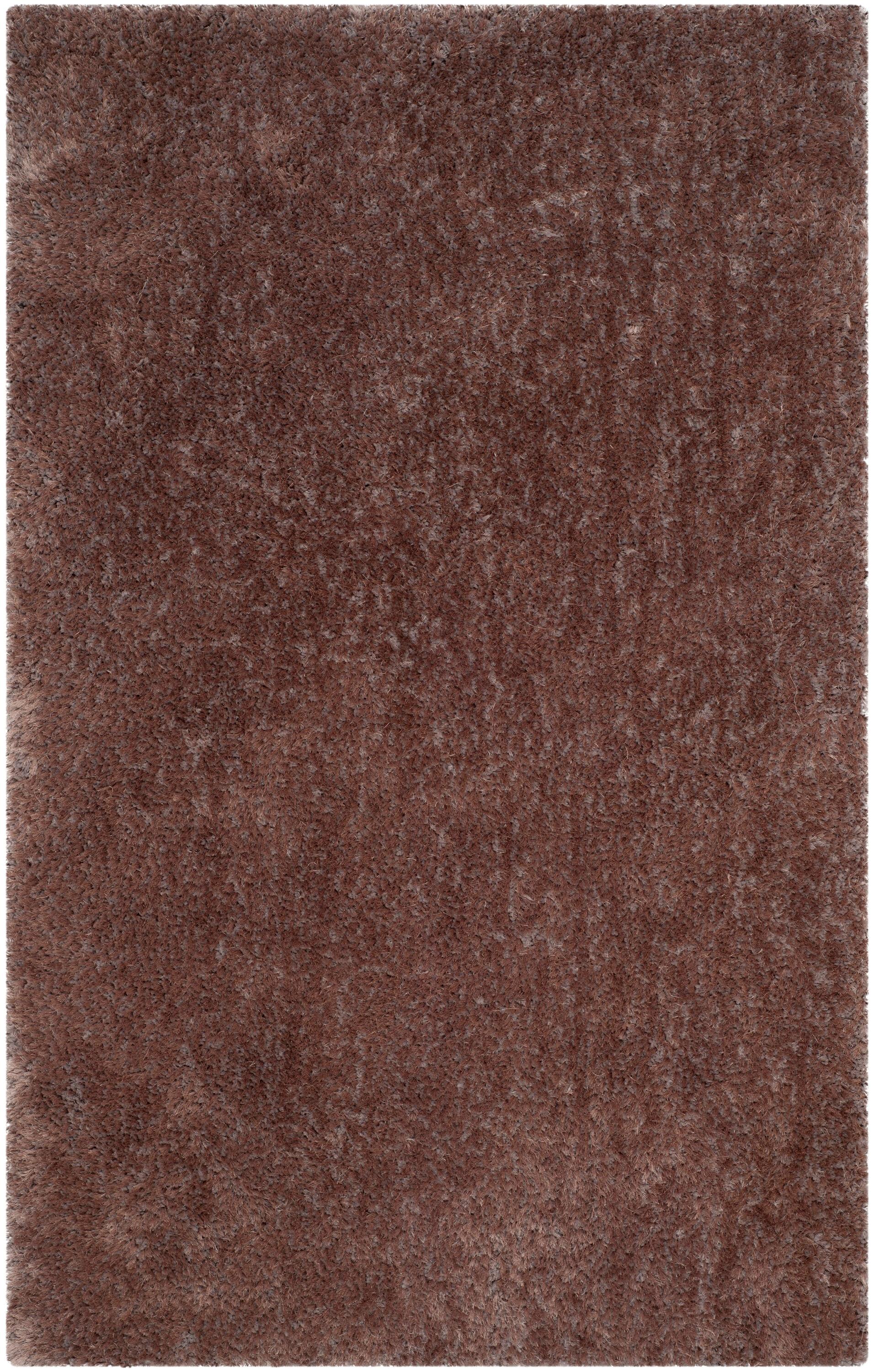 Luxe Shag SGX160 HAND TUFTED Area Rug - Brown - 8'x10' - Safavieh.