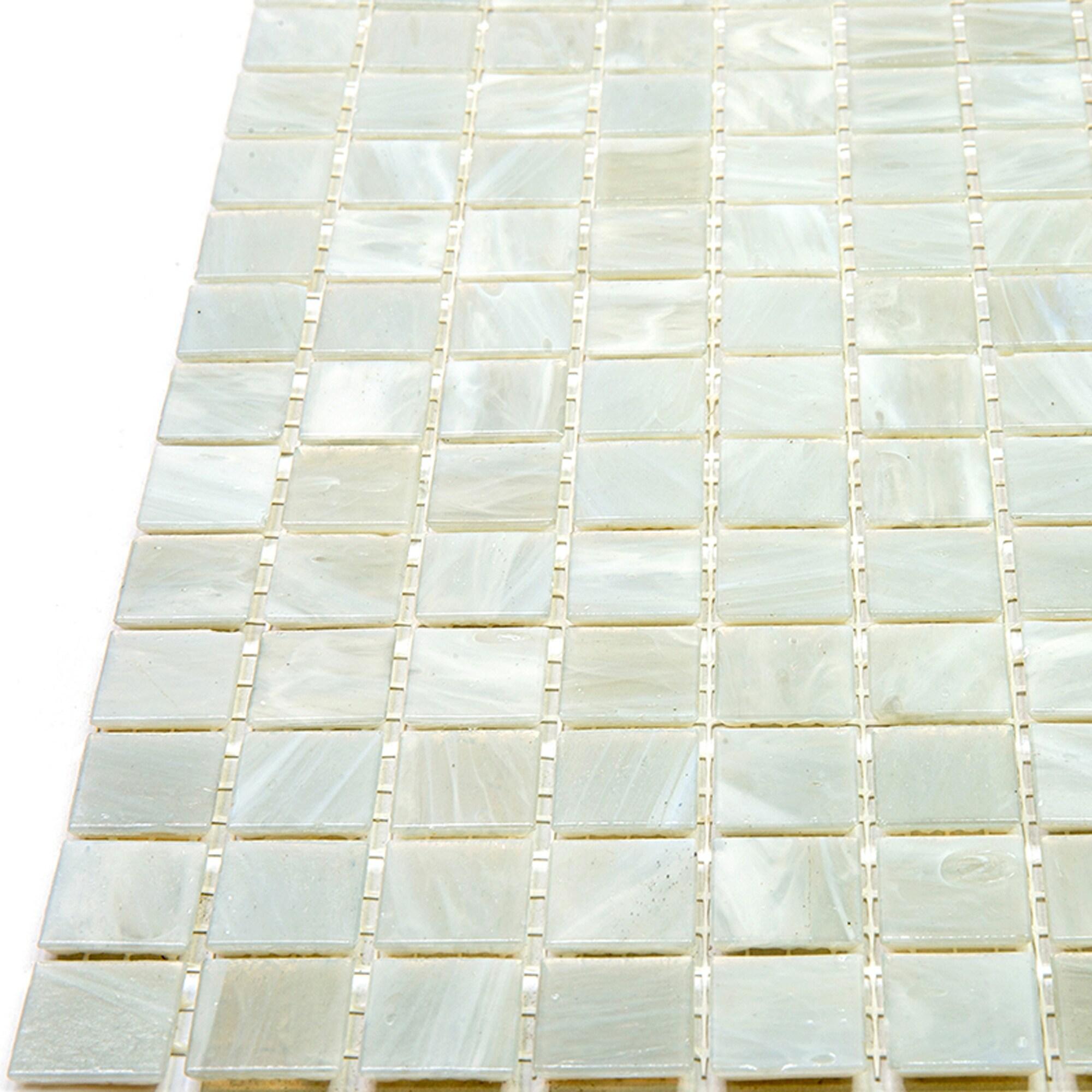 Celestial 0.8" x 0.8" Glass Grid Mosaic Wall & Floor Tile