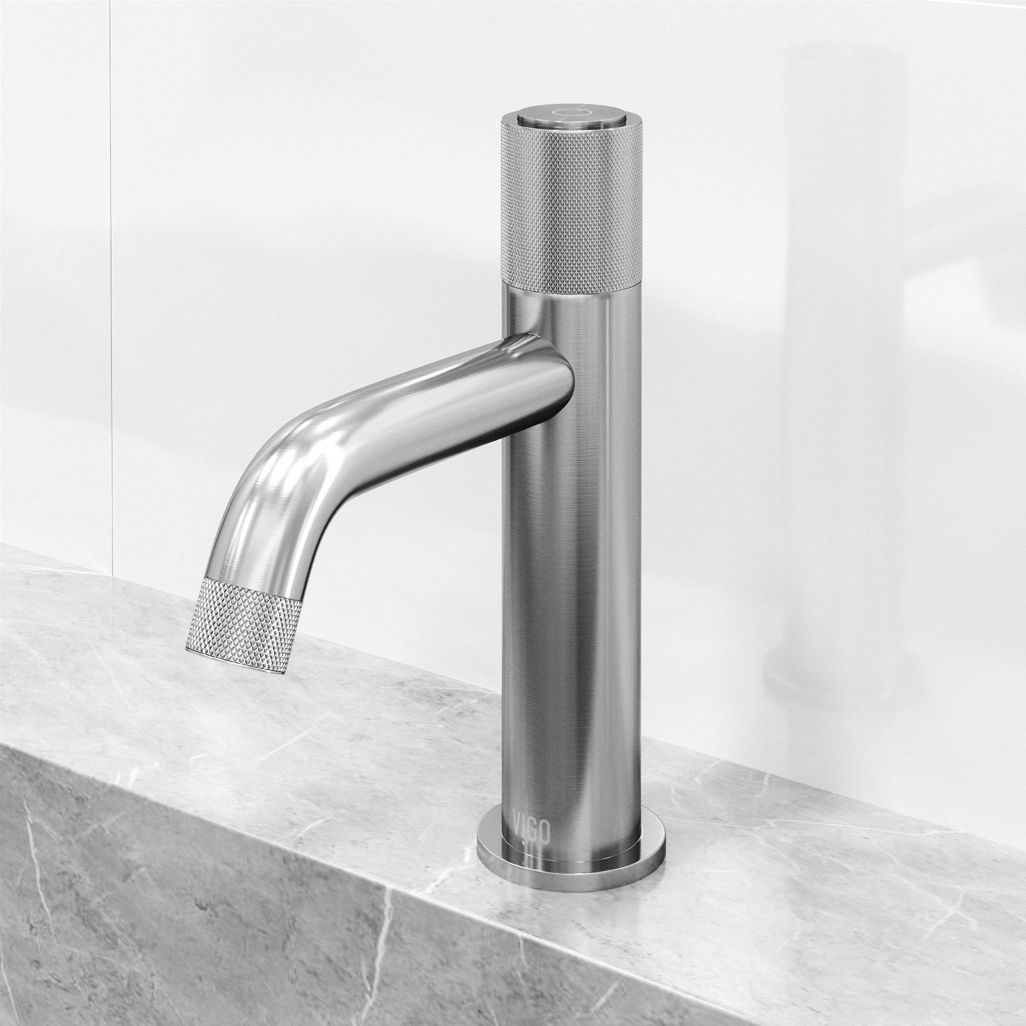 Apollo 8" H Single Handle Single Hole Bathroom Faucet