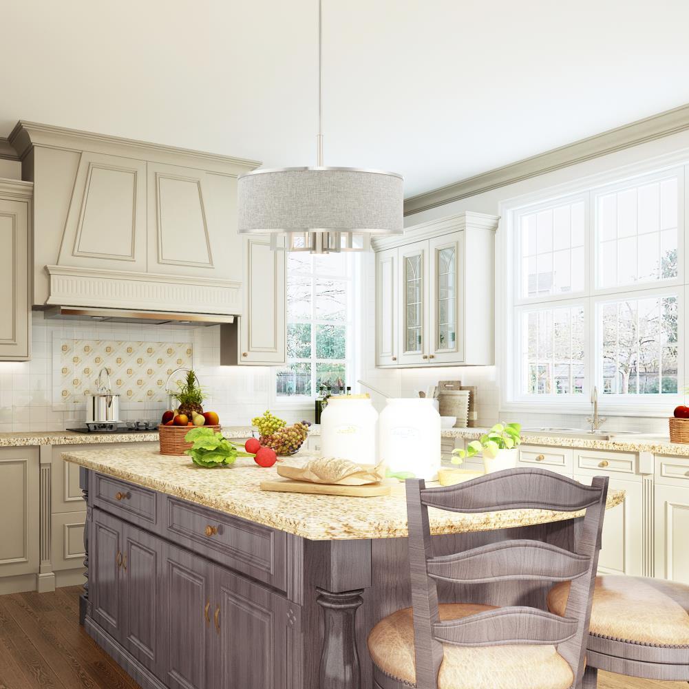 Livex Lighting Park Ridge 6 - Light Chandelier in Brushed Nickel