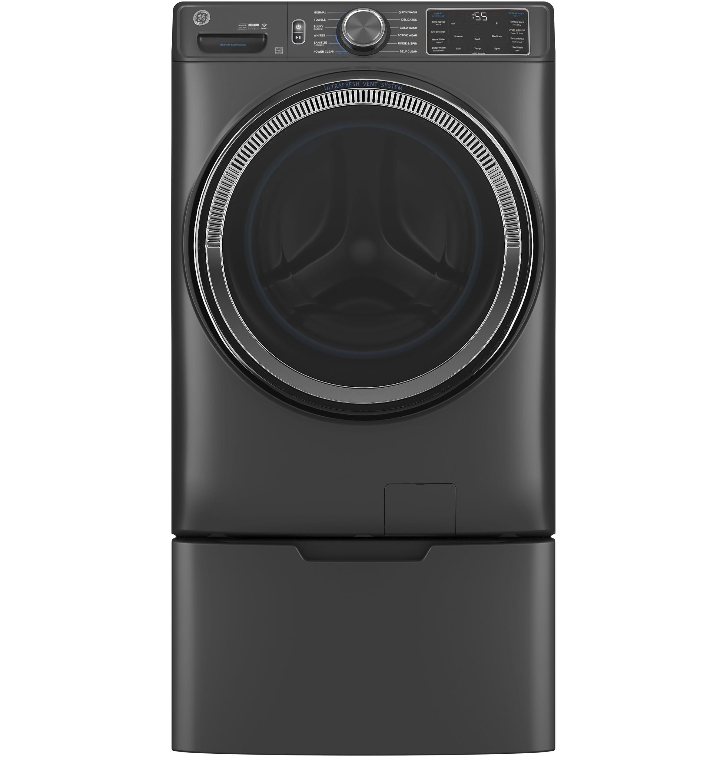 GE Appliances 5 Cubic Feet Energy Star Front Load Washer with Steam Wash