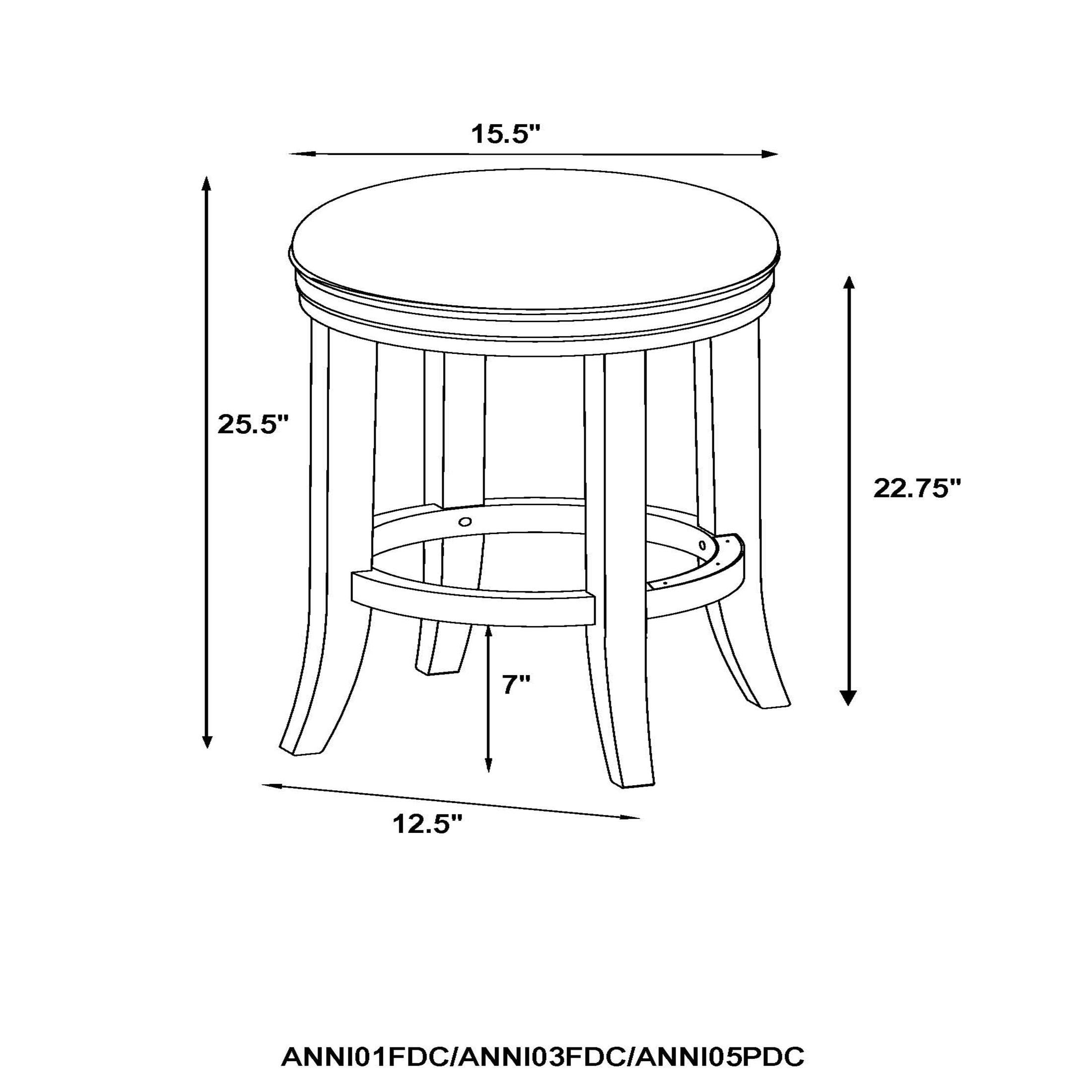 Natick Solid Rubber Wood Counter And Bar Stool