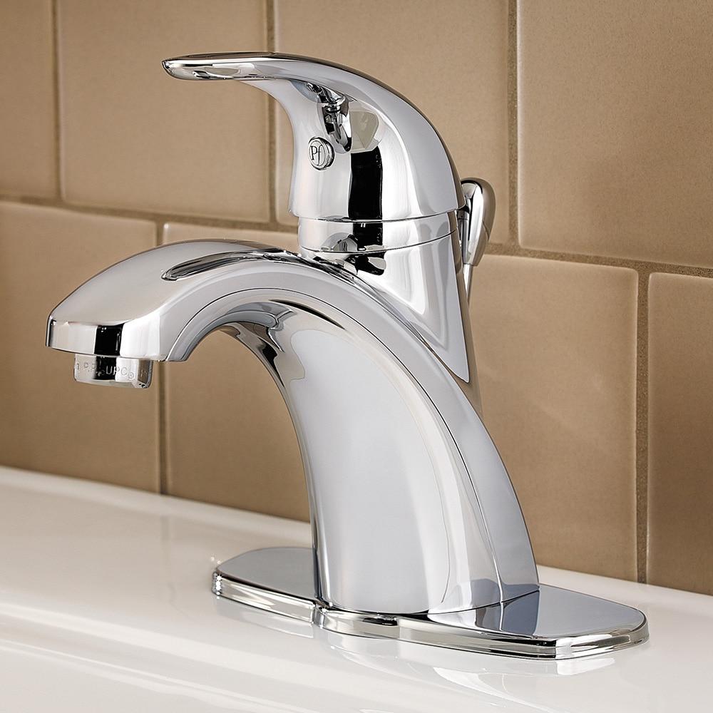 Pfister LF-042-PRCC Parisa Single Hole Bathroom Faucet with Drain Assembly