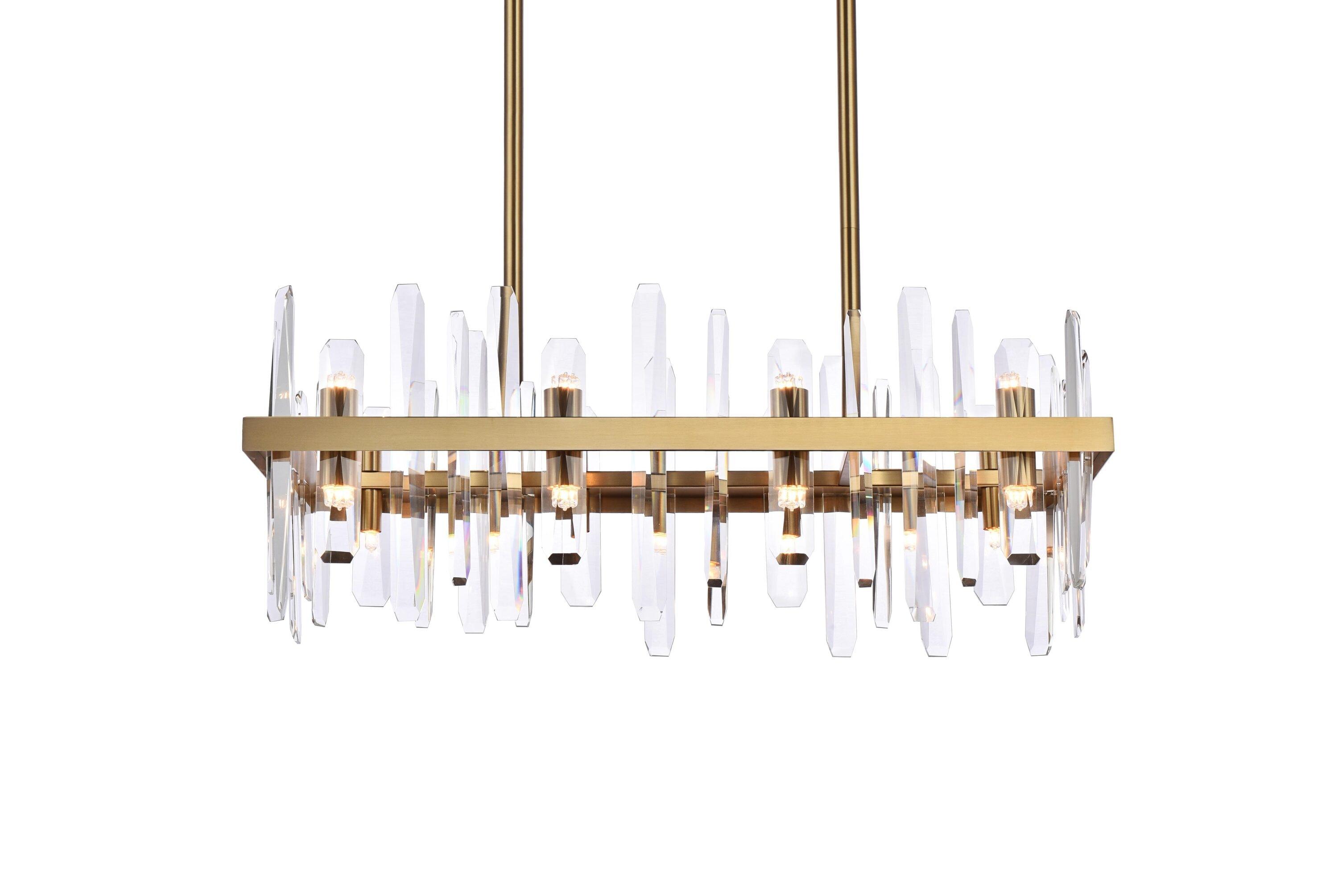 Elegant Lighting Serena 16 - Light Chandelier in  Satin Gold