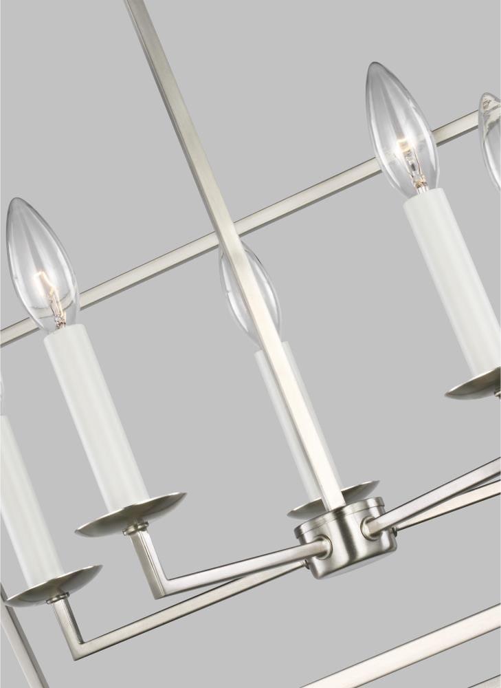 Gala Wide Pendant Light - Brushed Nickel / 28"W