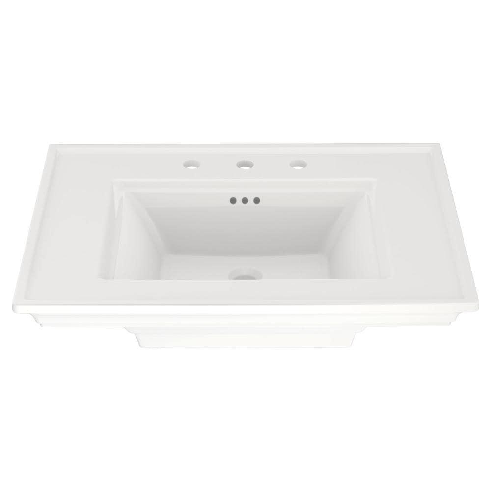 American Standard Town Square S 22.5'' Ceramic Rectangular Bathroom Sink with Overflow