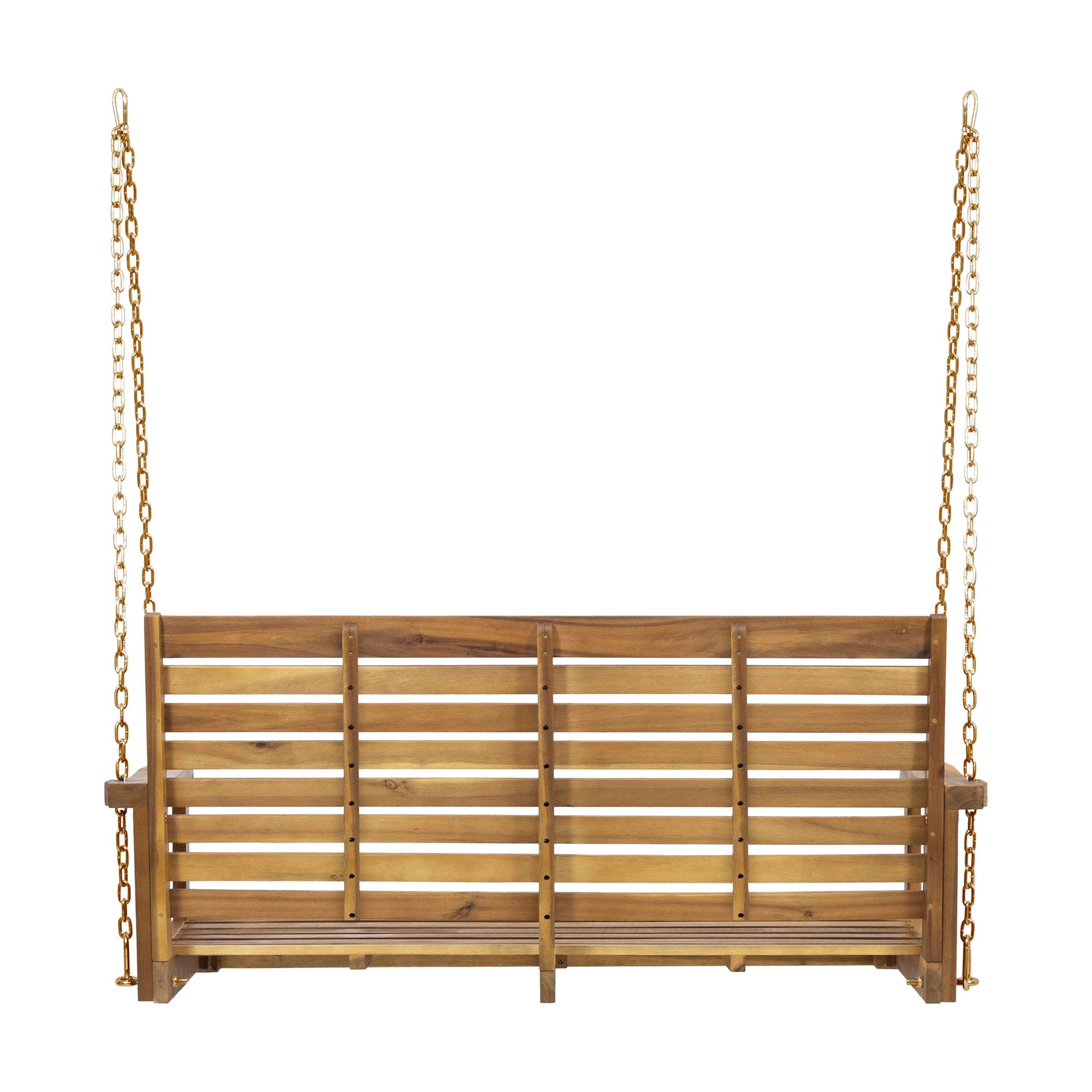 Gracie Oaks Lamp Outdoor Porch Swing