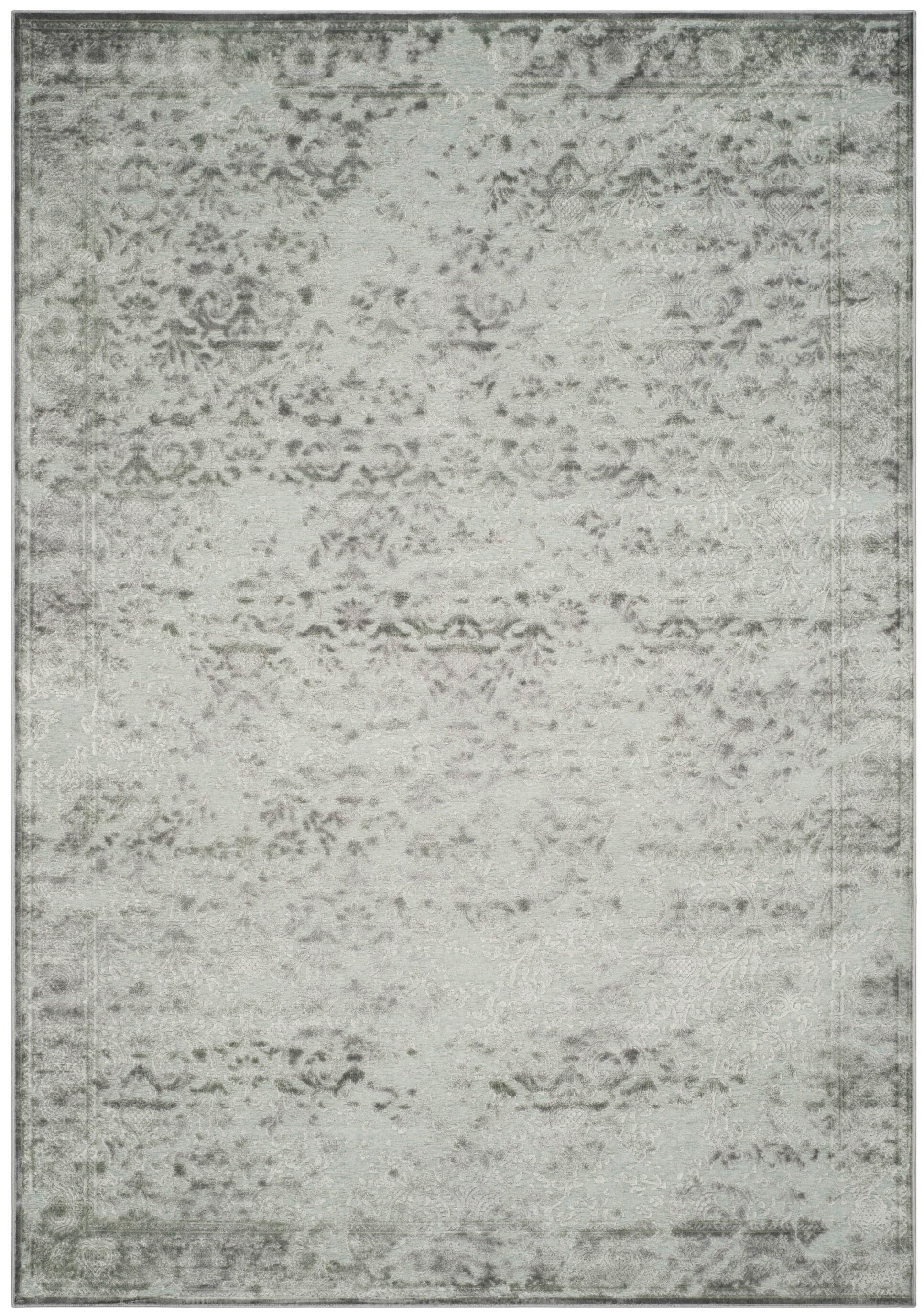 SAFAVIEH Paradise Konnor Traditional Area Rug, Light Grey/Spruce, 8' x 11'2"