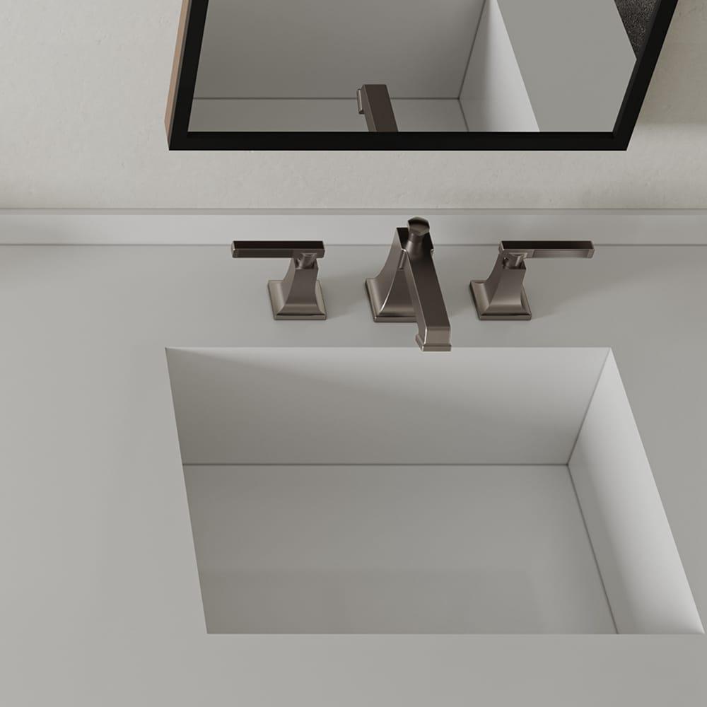 Widespread 2-handle Bathroom Faucet with Drain Assembly