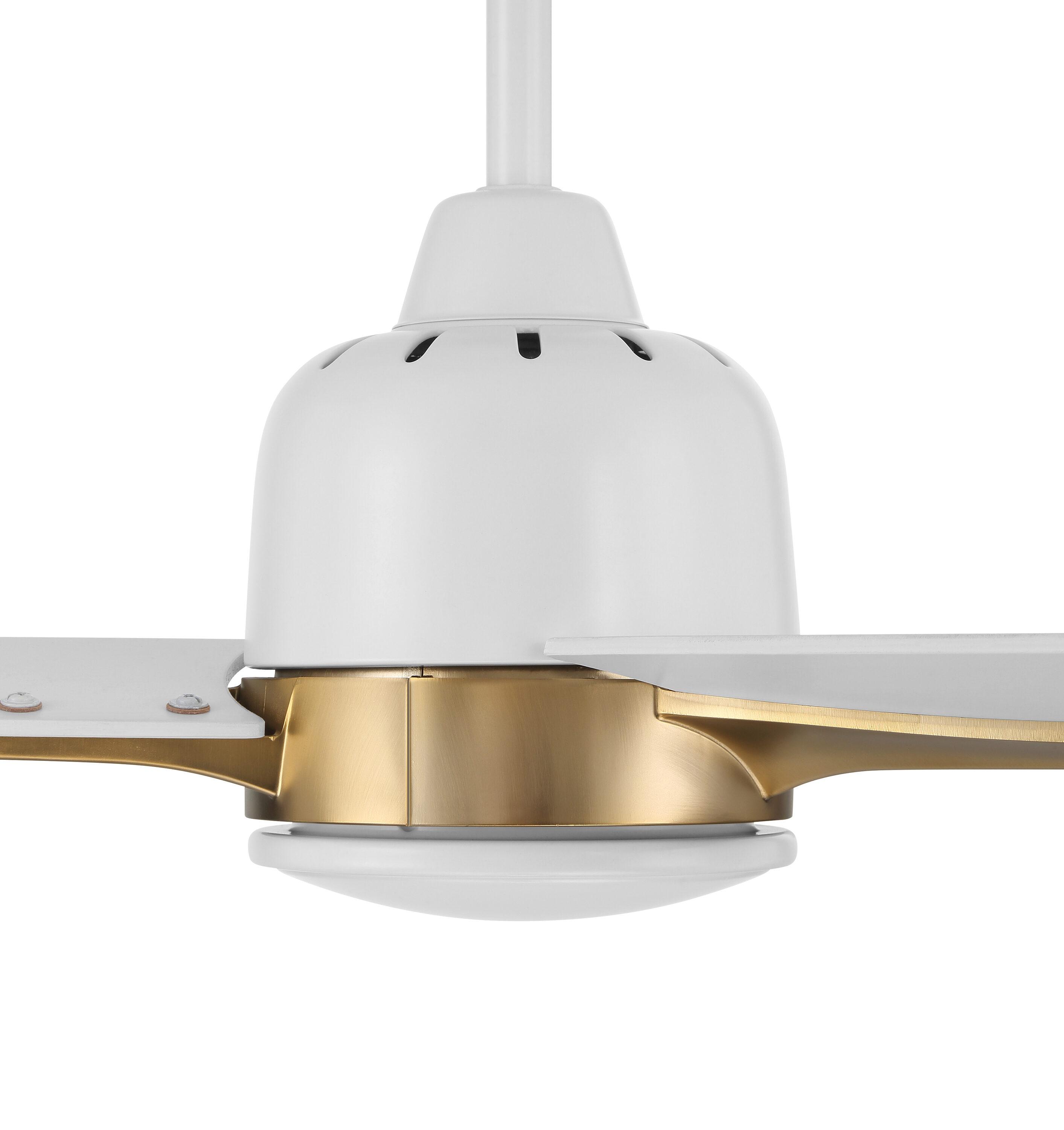 Latitude Run® Eiladh 52" Ceiling Fan with LED Lights & Wall Control