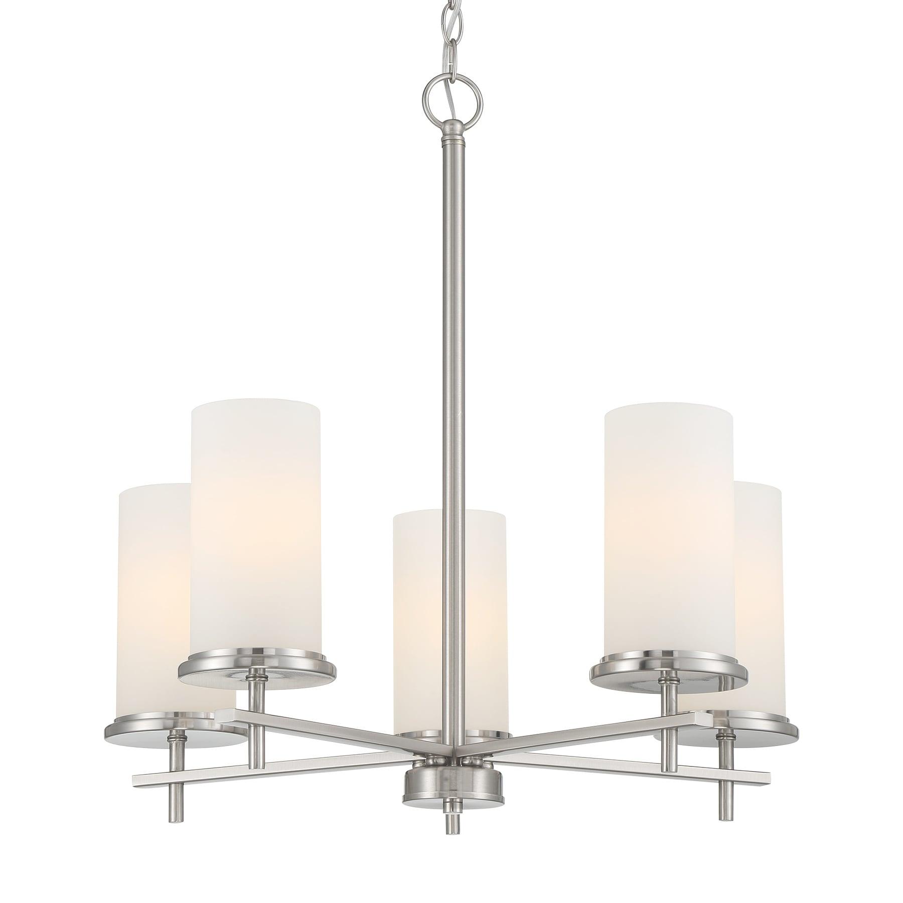 5 Light Chandelier-Brushed Nickel Finish    -Traditional Installation Minka Lavery 4095-84