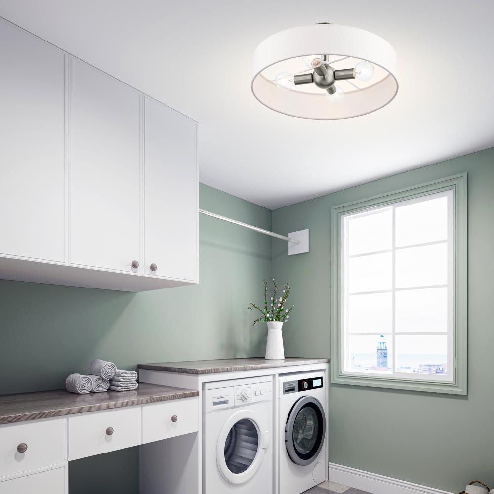 Livex Lighting Venlo 4 - Light Semi-Flush Mount in  Brushed Nickel
