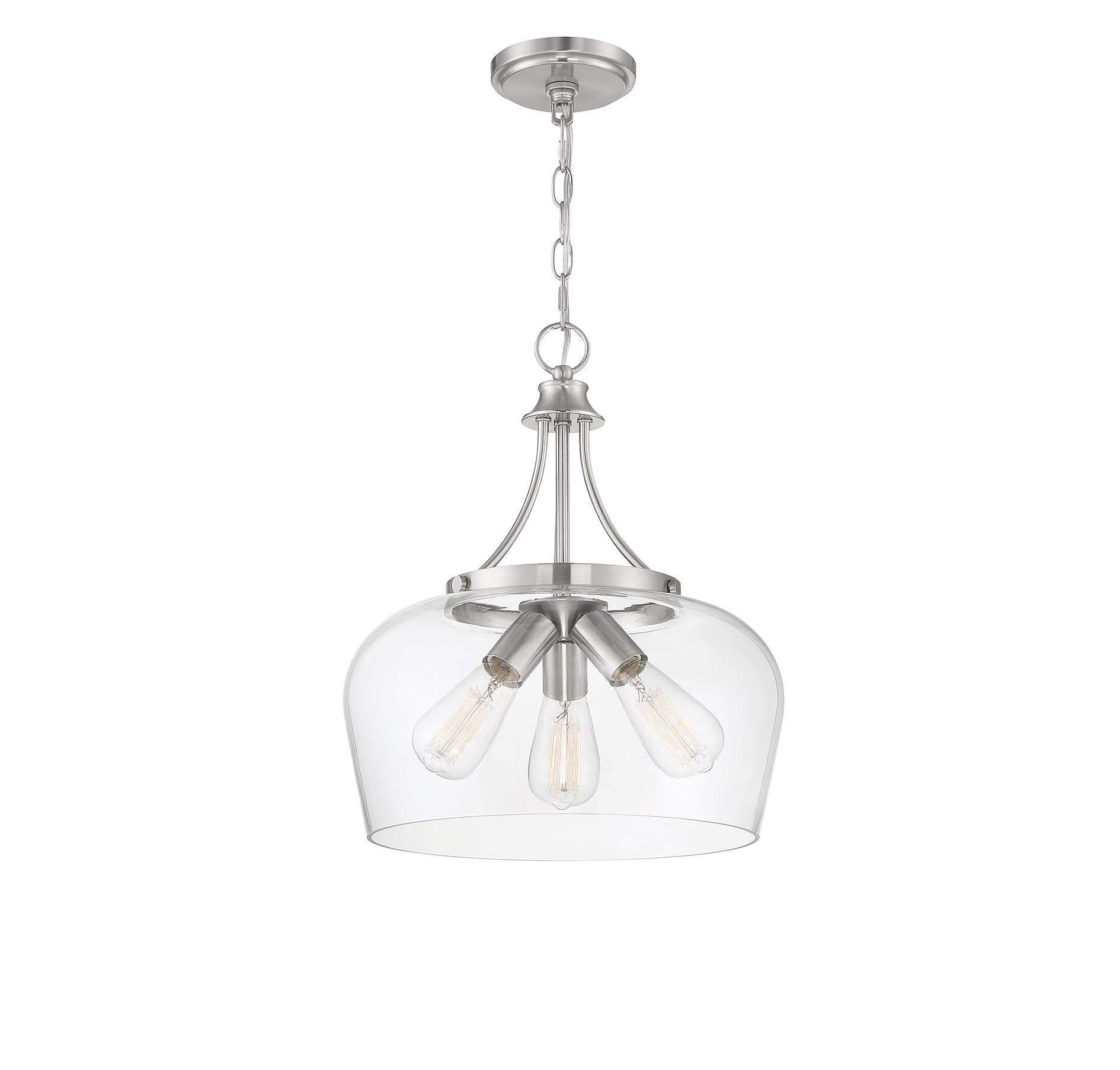 Savoy House Octave 3 - Light Pendant in  Satin Nickel