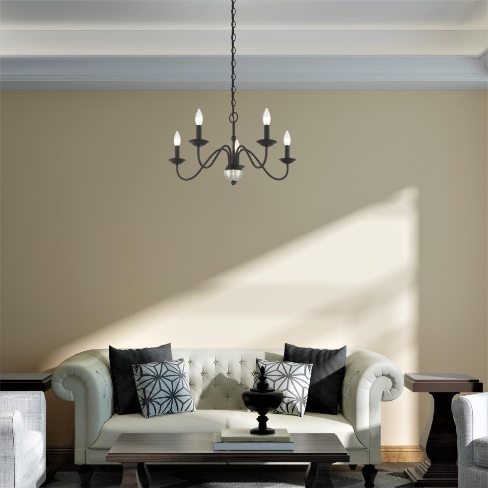 Livex Lighting Windsor 5 - Light Chandelier in  Black