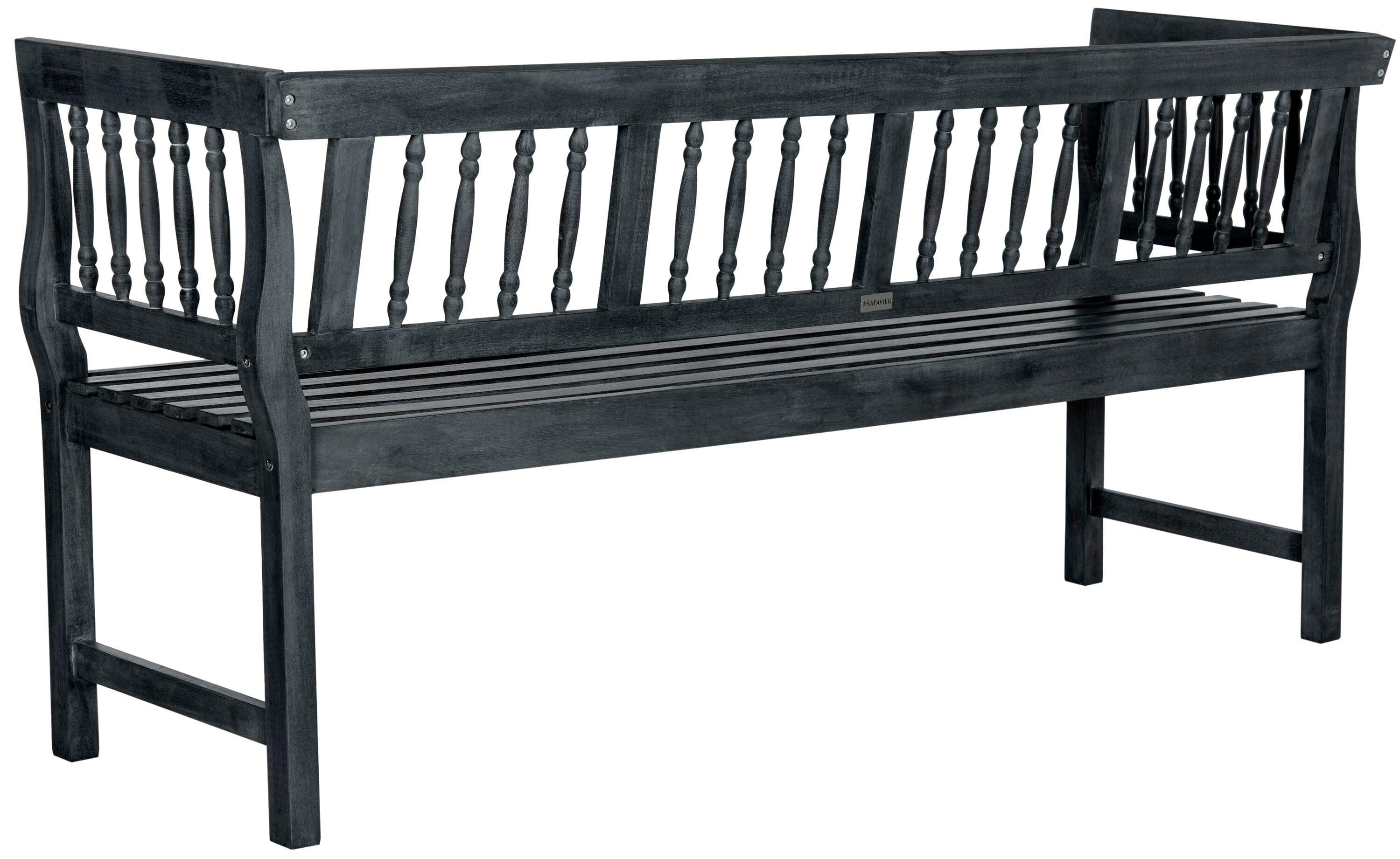 Brentwood Bench - Outdoor - PAT6732 - Dark Slate Gray - Safavieh