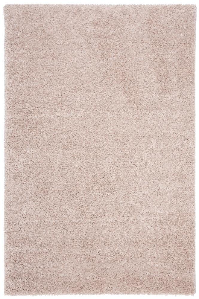 SAFAVIEH Solo Dulcibella Solid Plush Shag Area Rug, Beige, 4' x 6'