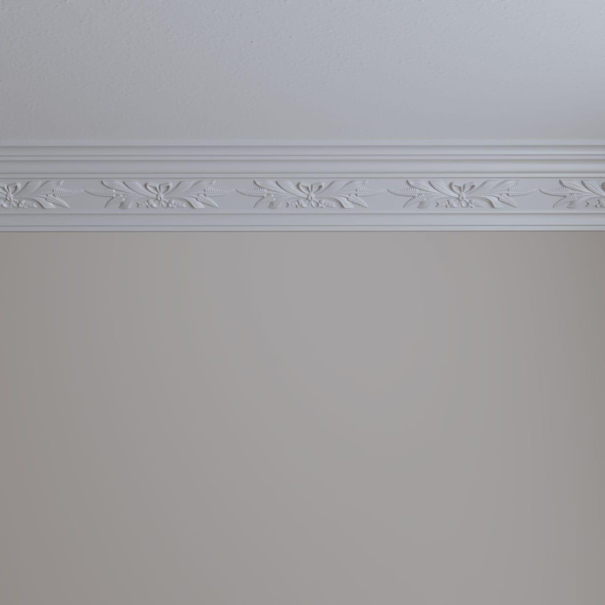 4 5/8"H x 4 3/4"P x 6 5/8"F x 94 1/2"L, (11 3/4" Repeat), Harvest Crown Moulding