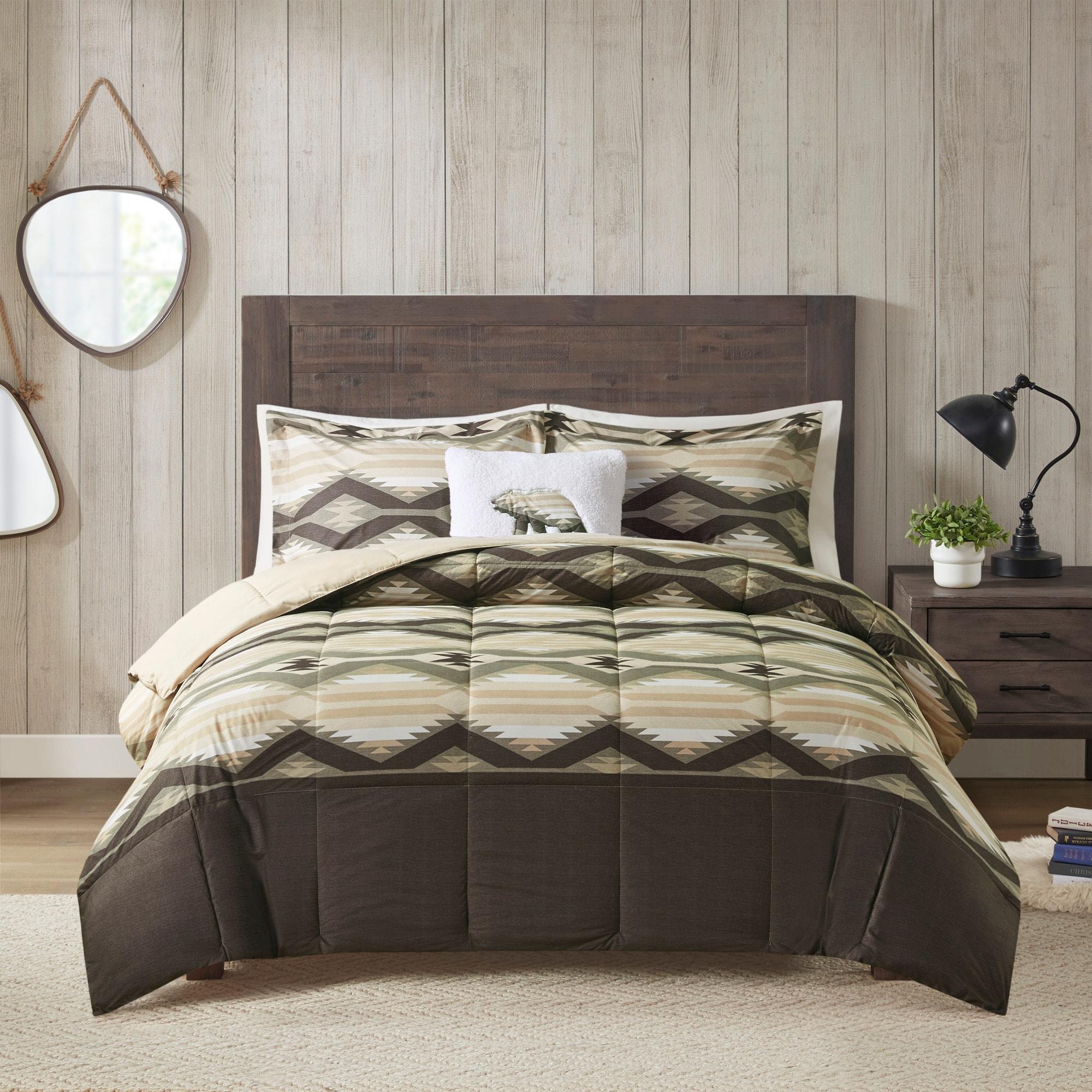 Woolrich Woolrich Emmet Creek Down Alternative Comforter Set with Throw Pillow