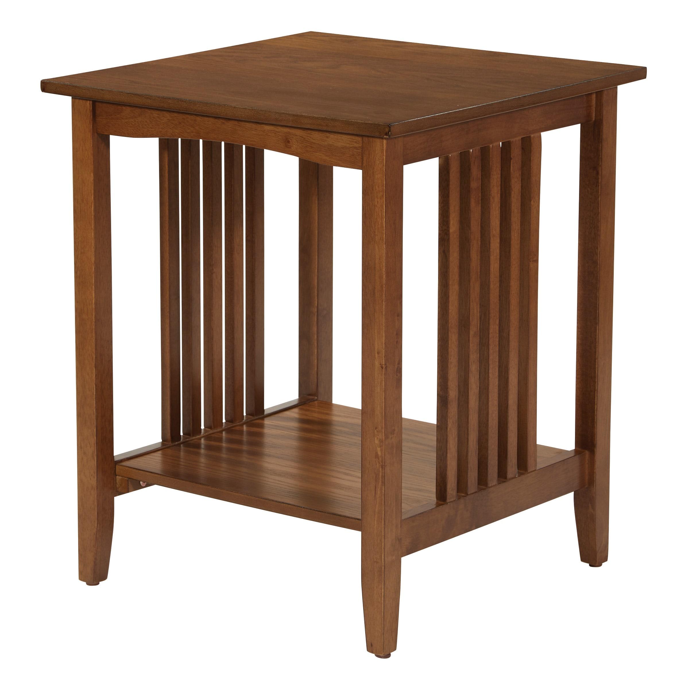 Pemberly Row Side Table in Ash Brown Finish by OSP Home Furnishings