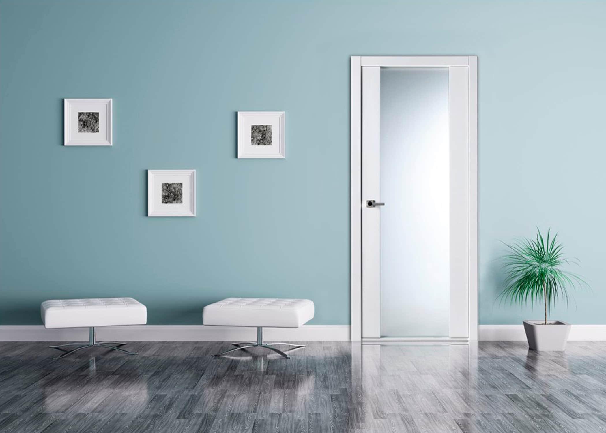 Belldinni Smart Pro H3G Paneled Manufactured Wood and Glass Prefinished Standard Door Slab